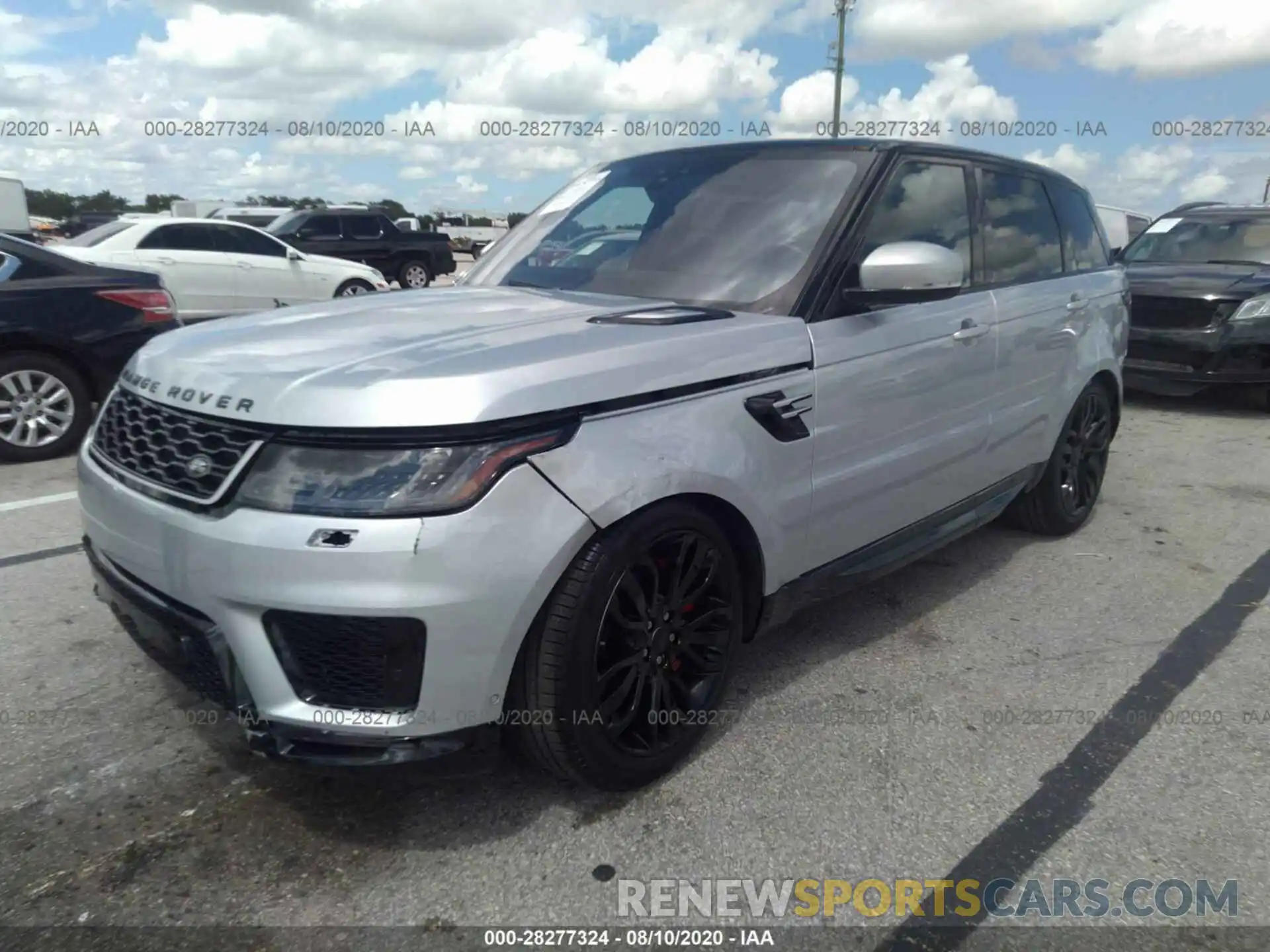 2 Фотография поврежденного автомобиля SALWR2SU4LA708612 LAND ROVER RANGE ROVER SPORT 2020