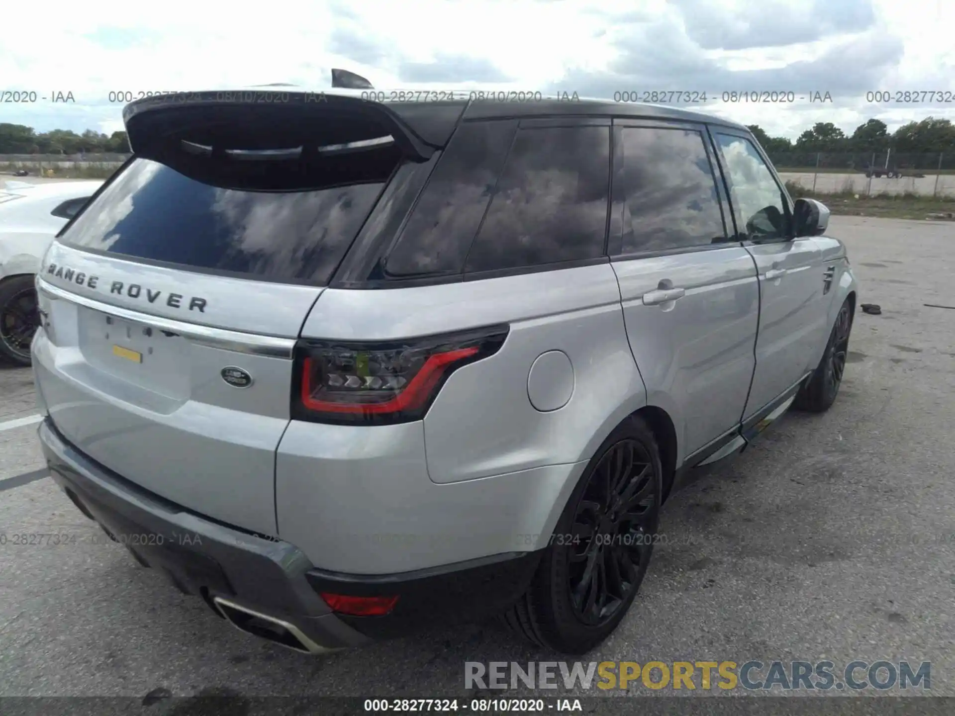 4 Фотография поврежденного автомобиля SALWR2SU4LA708612 LAND ROVER RANGE ROVER SPORT 2020