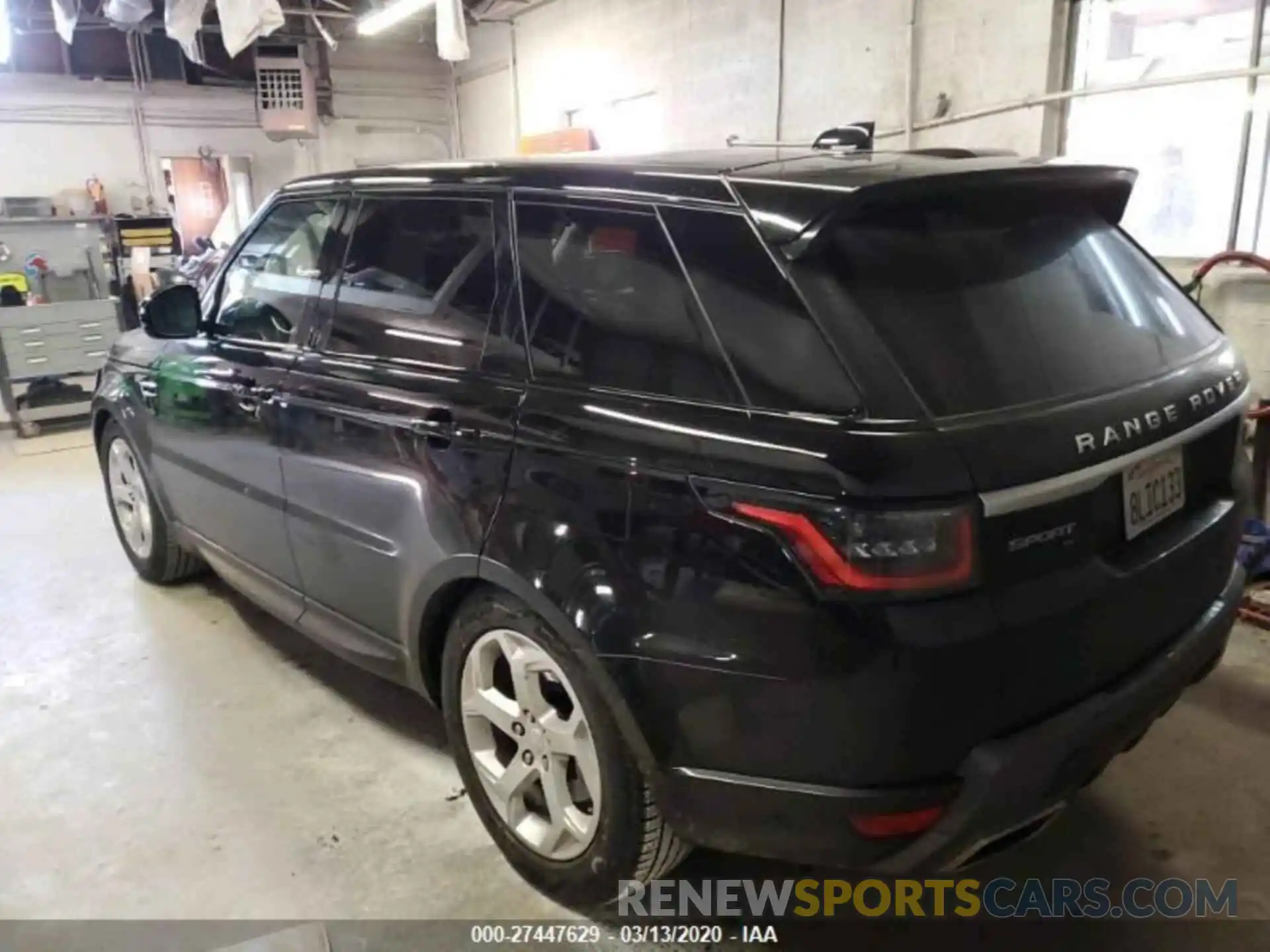 3 Photograph of a damaged car SALWR2SU4LA886004 LAND ROVER RANGE ROVER SPORT 2020