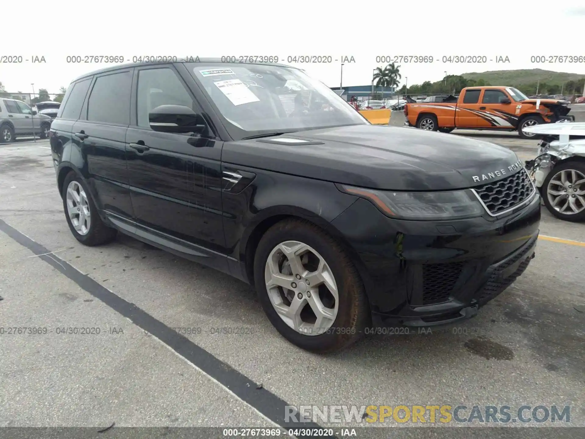 1 Photograph of a damaged car SALWR2SU4LA899027 LAND ROVER RANGE ROVER SPORT 2020