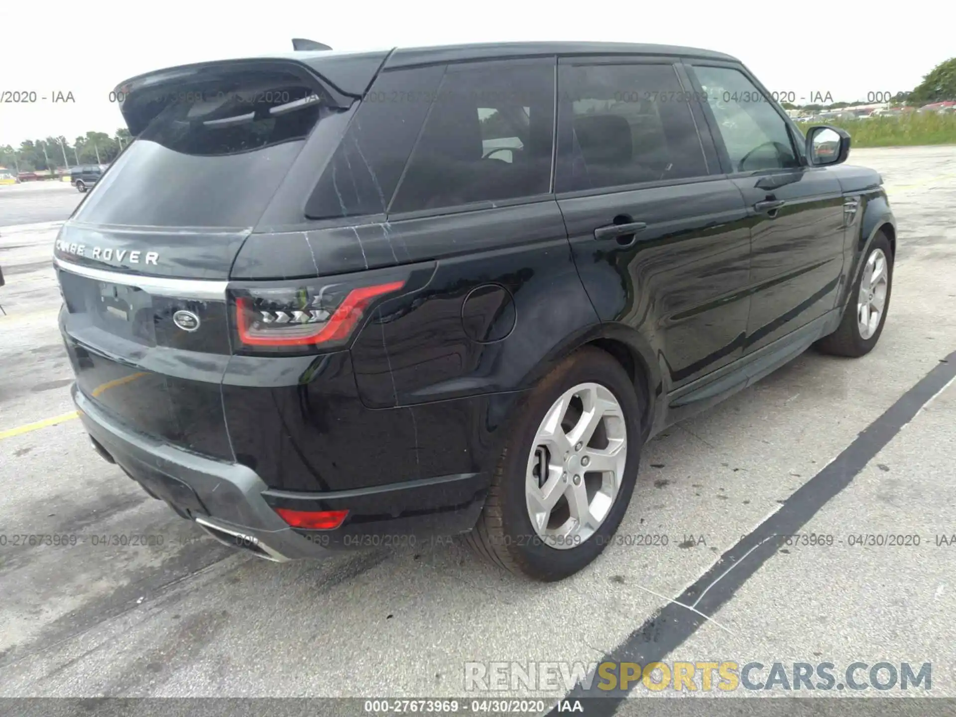 4 Фотография поврежденного автомобиля SALWR2SU4LA899027 LAND ROVER RANGE ROVER SPORT 2020