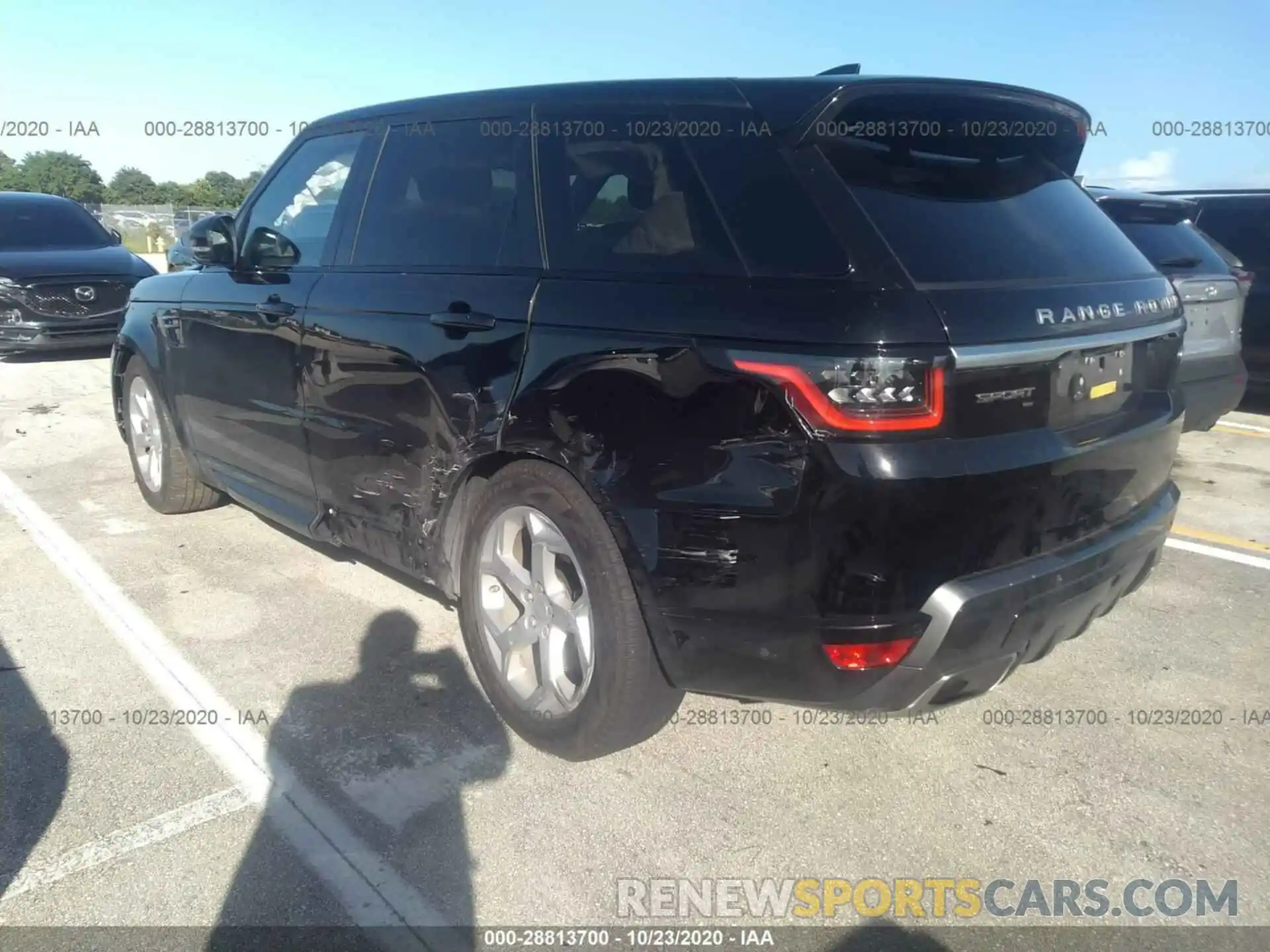 3 Photograph of a damaged car SALWR2SU4LA899979 LAND ROVER RANGE ROVER SPORT 2020