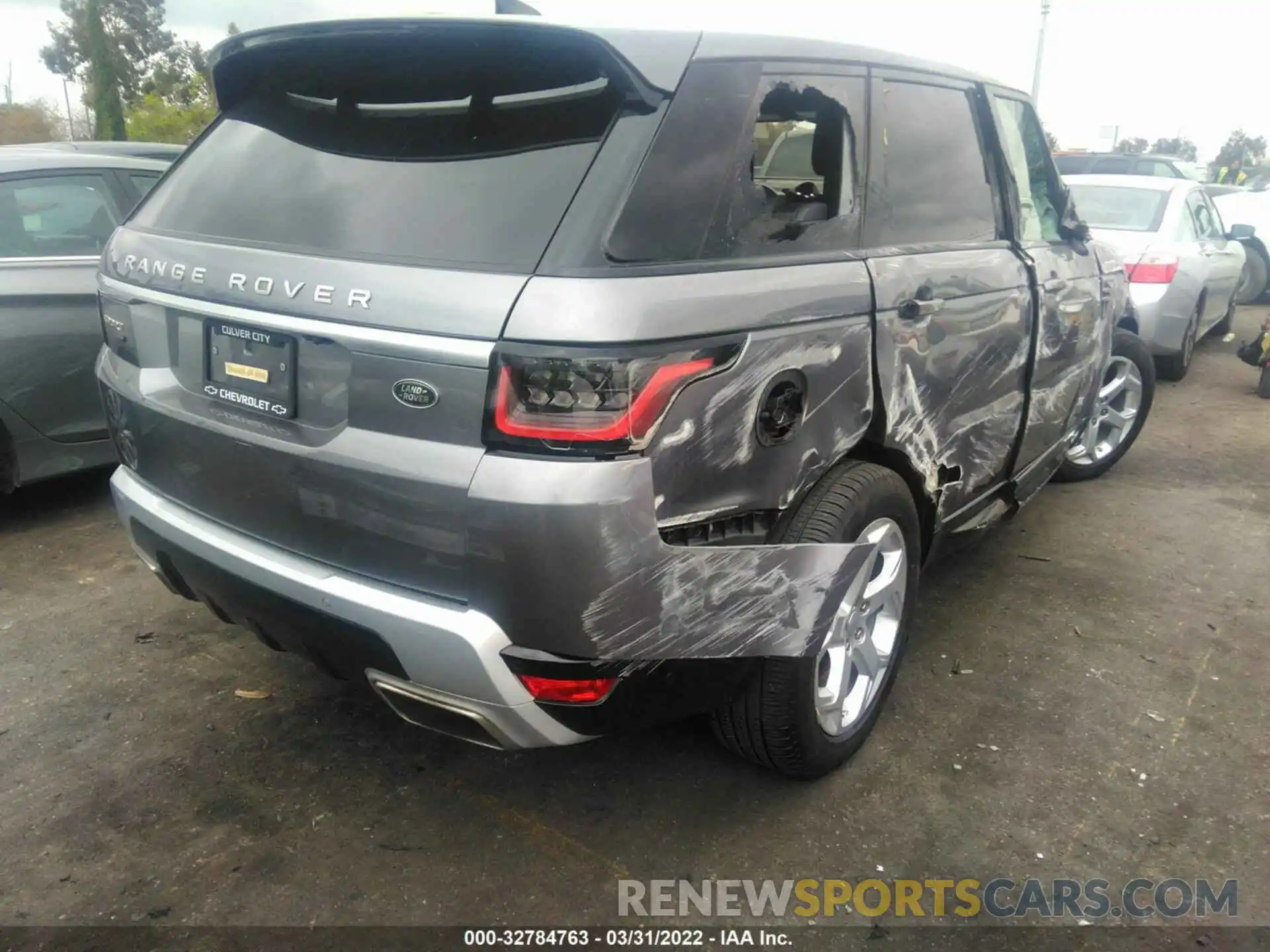 4 Фотография поврежденного автомобиля SALWR2SU5LA708666 LAND ROVER RANGE ROVER SPORT 2020