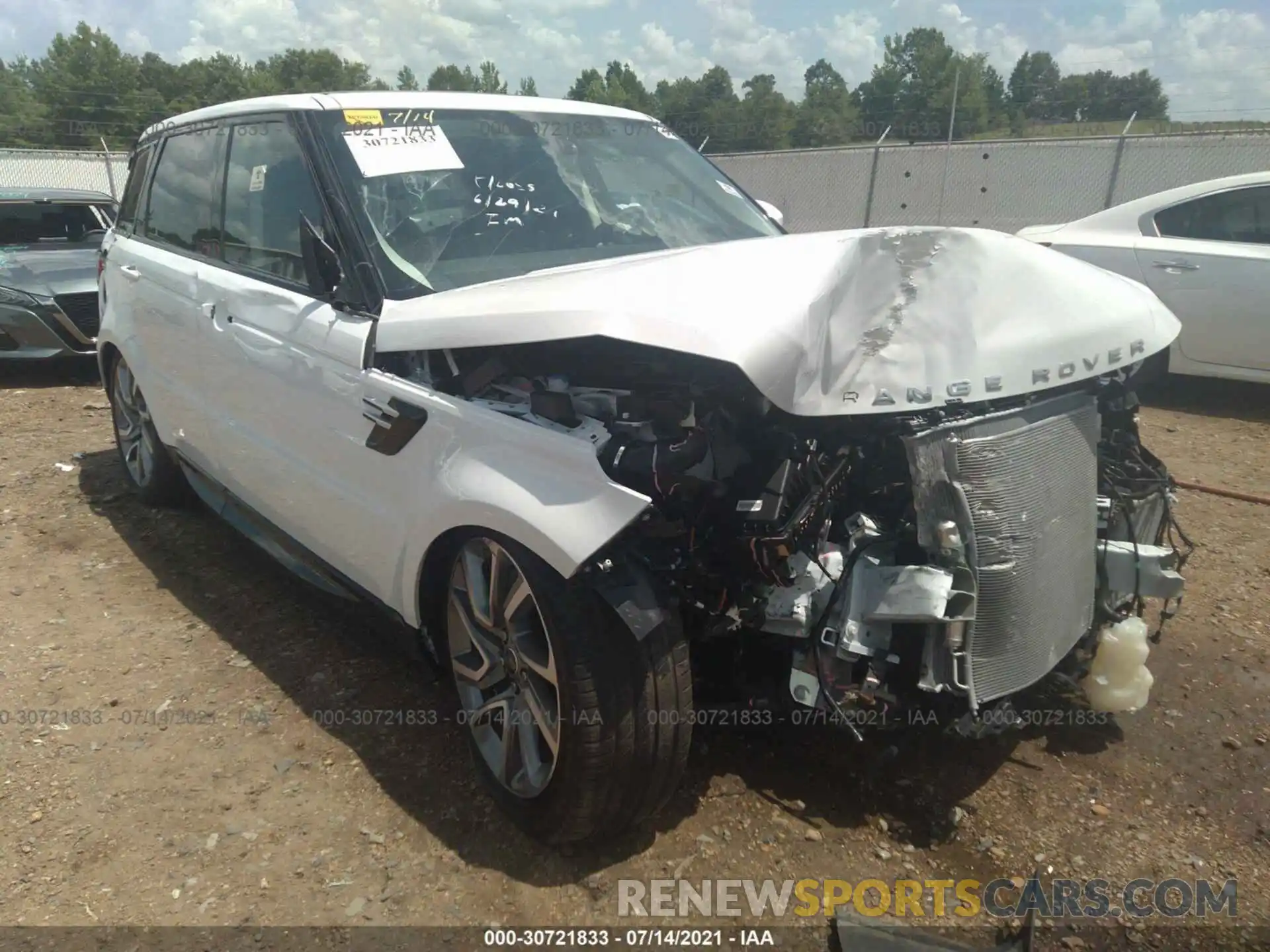 1 Photograph of a damaged car SALWR2SU5LA717576 LAND ROVER RANGE ROVER SPORT 2020