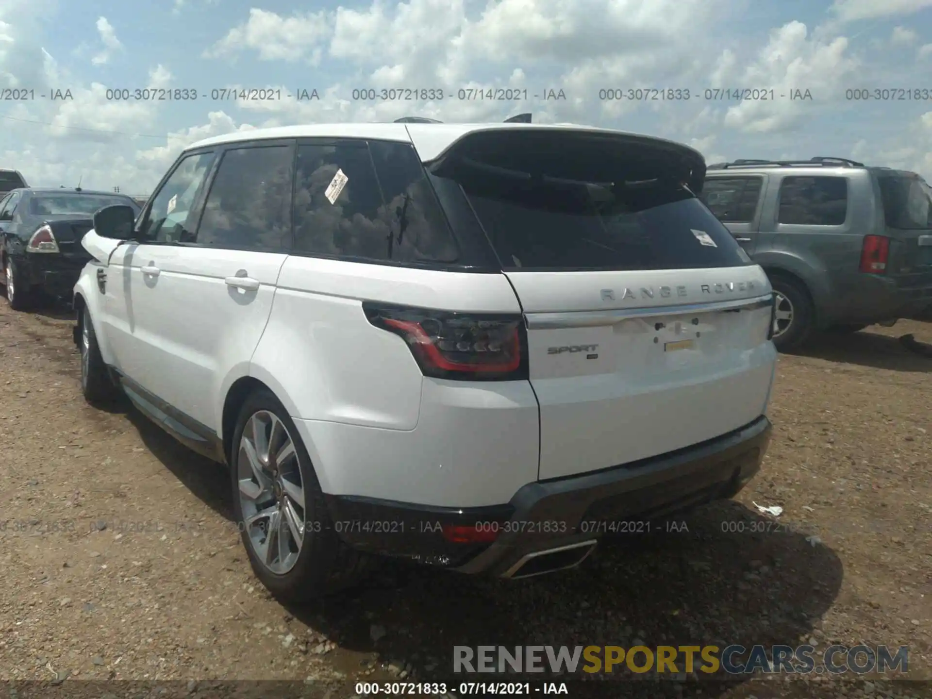 3 Фотография поврежденного автомобиля SALWR2SU5LA717576 LAND ROVER RANGE ROVER SPORT 2020