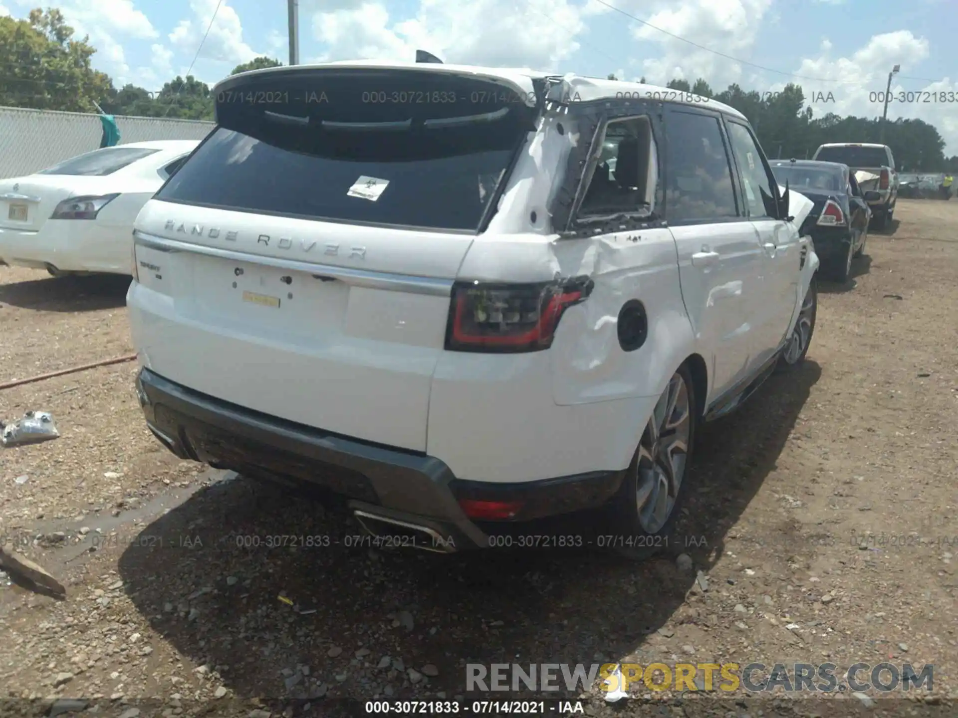 4 Фотография поврежденного автомобиля SALWR2SU5LA717576 LAND ROVER RANGE ROVER SPORT 2020