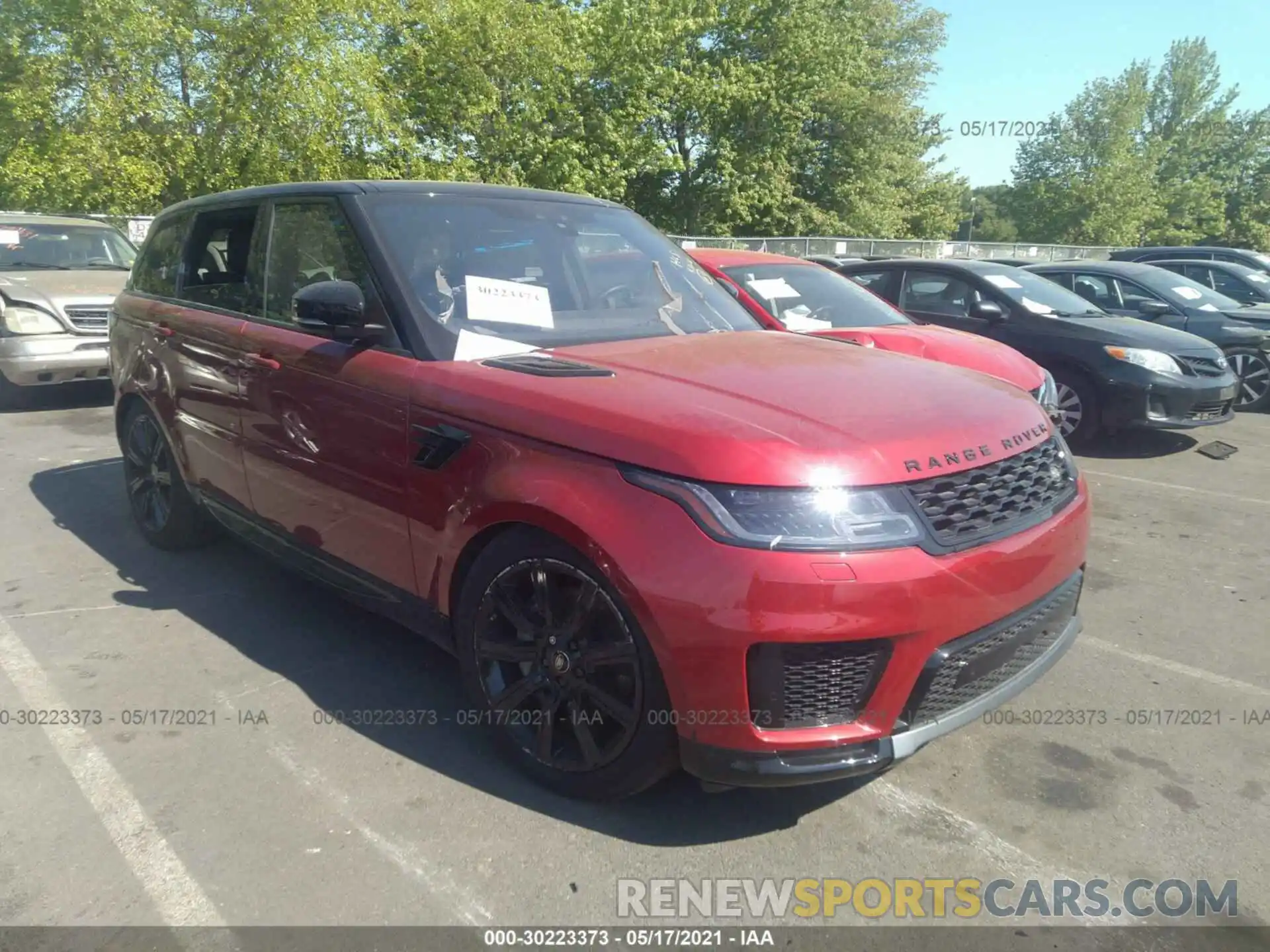 1 Photograph of a damaged car SALWR2SU5LA883001 LAND ROVER RANGE ROVER SPORT 2020