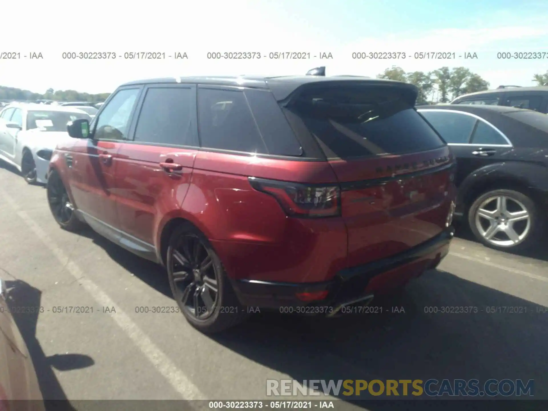 3 Фотография поврежденного автомобиля SALWR2SU5LA883001 LAND ROVER RANGE ROVER SPORT 2020