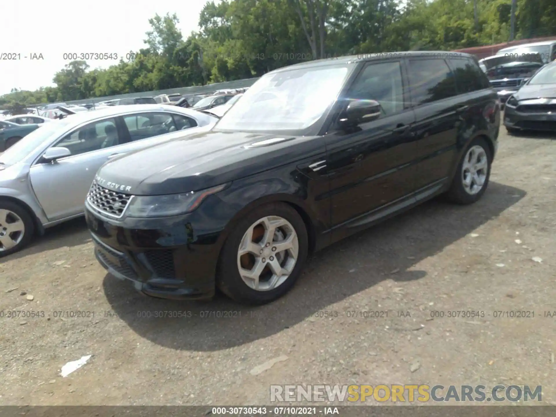 2 Photograph of a damaged car SALWR2SU5LA884052 LAND ROVER RANGE ROVER SPORT 2020