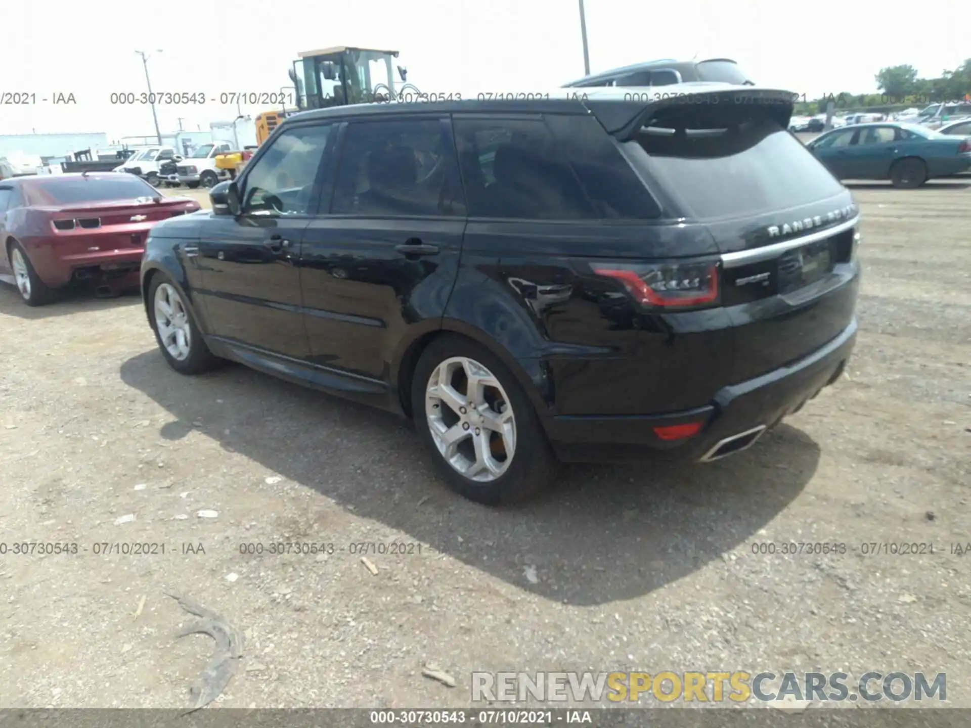 3 Фотография поврежденного автомобиля SALWR2SU5LA884052 LAND ROVER RANGE ROVER SPORT 2020