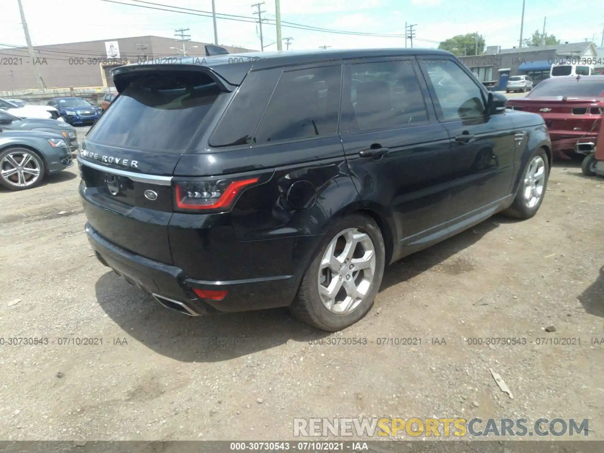 4 Photograph of a damaged car SALWR2SU5LA884052 LAND ROVER RANGE ROVER SPORT 2020