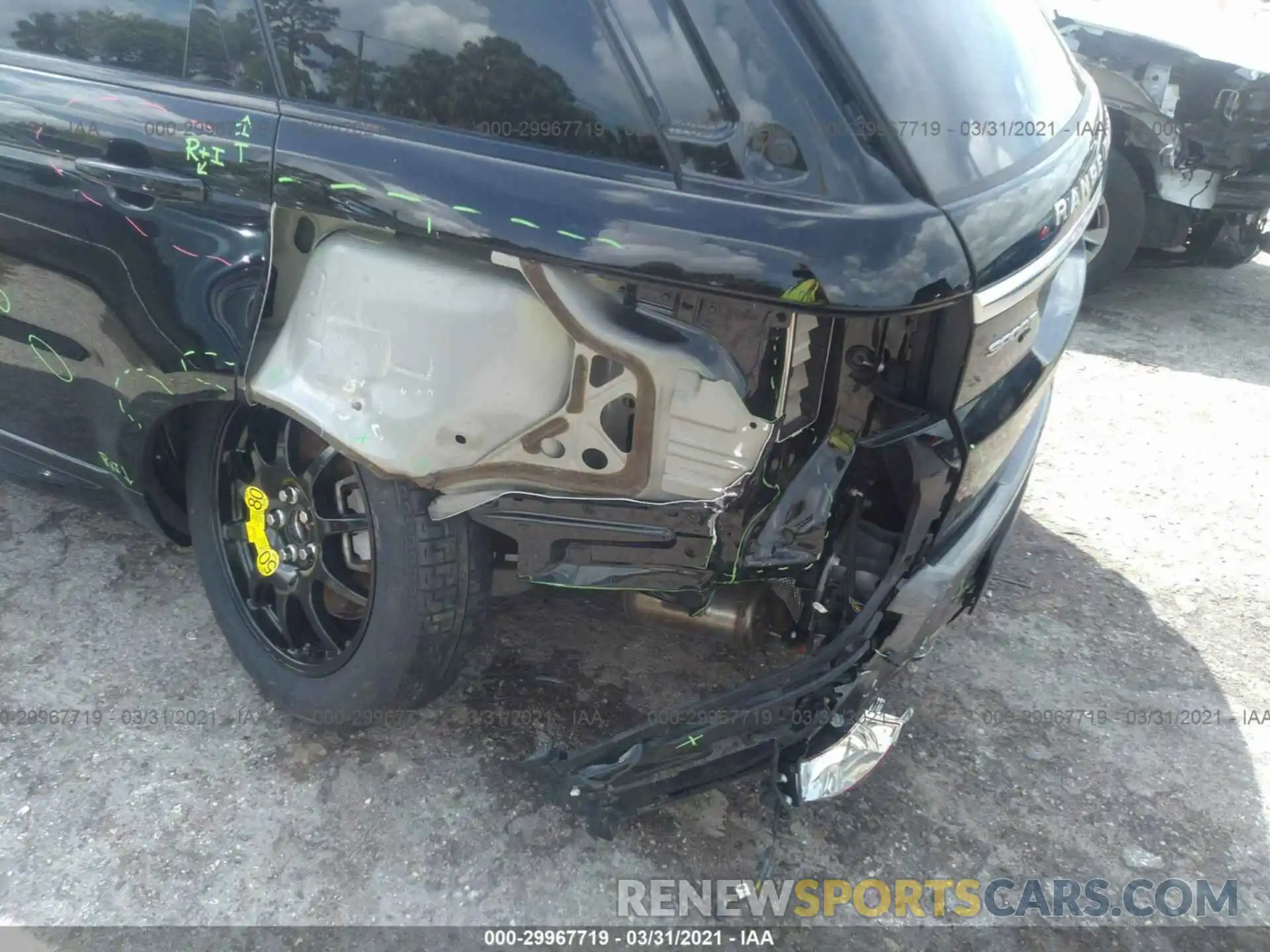 6 Фотография поврежденного автомобиля SALWR2SU7LA705557 LAND ROVER RANGE ROVER SPORT 2020