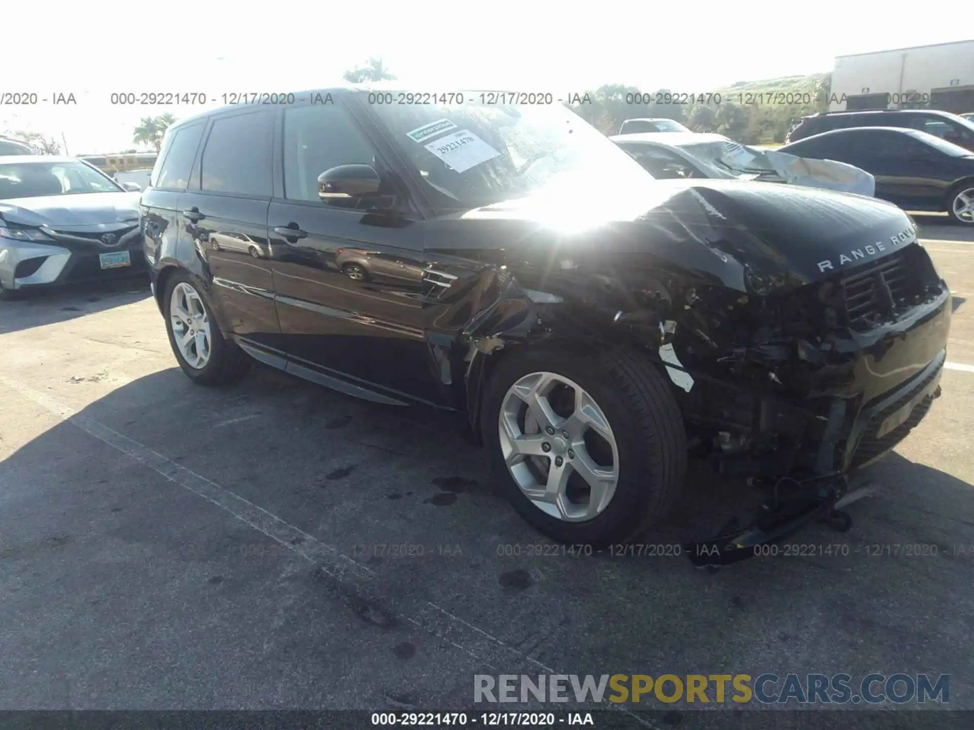 1 Photograph of a damaged car SALWR2SU7LA898857 LAND ROVER RANGE ROVER SPORT 2020