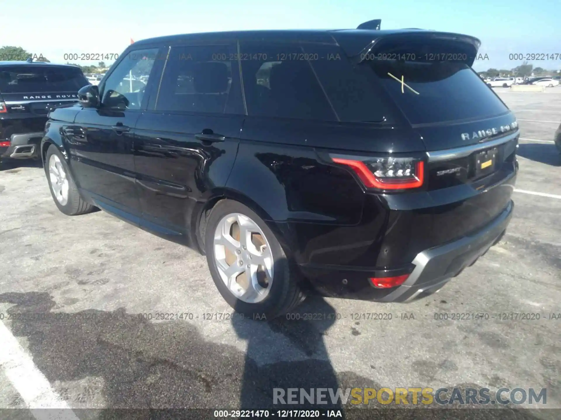 3 Photograph of a damaged car SALWR2SU7LA898857 LAND ROVER RANGE ROVER SPORT 2020