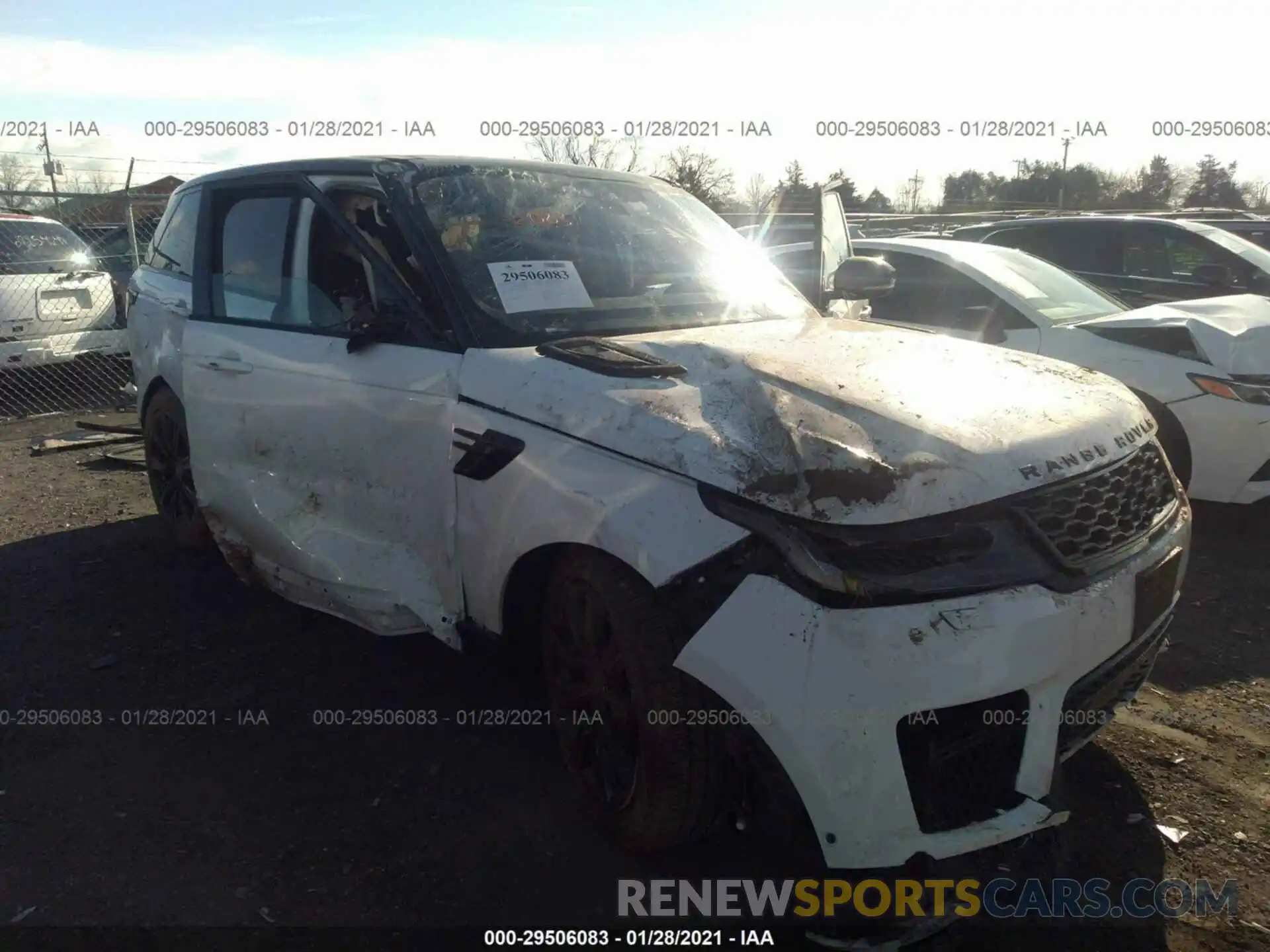 1 Photograph of a damaged car SALWR2SU8LA740009 LAND ROVER RANGE ROVER SPORT 2020