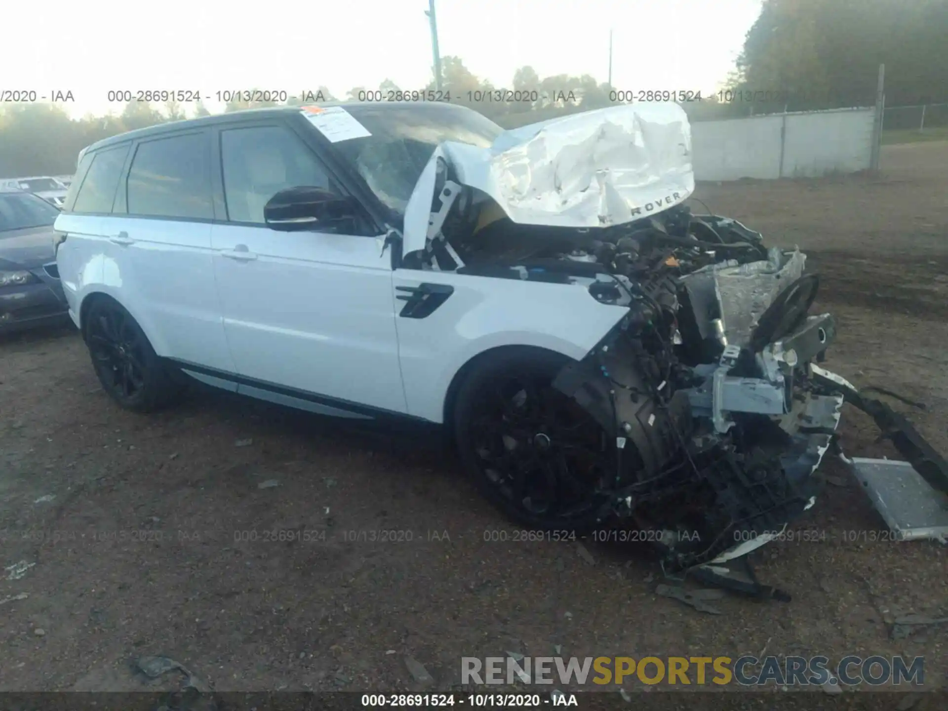 1 Photograph of a damaged car SALWR2SU8LA879833 LAND ROVER RANGE ROVER SPORT 2020