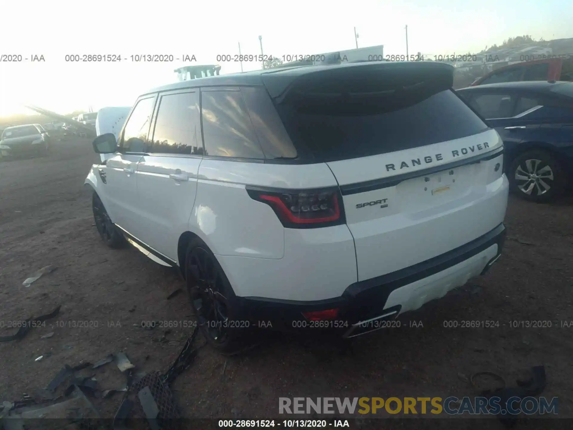 3 Фотография поврежденного автомобиля SALWR2SU8LA879833 LAND ROVER RANGE ROVER SPORT 2020