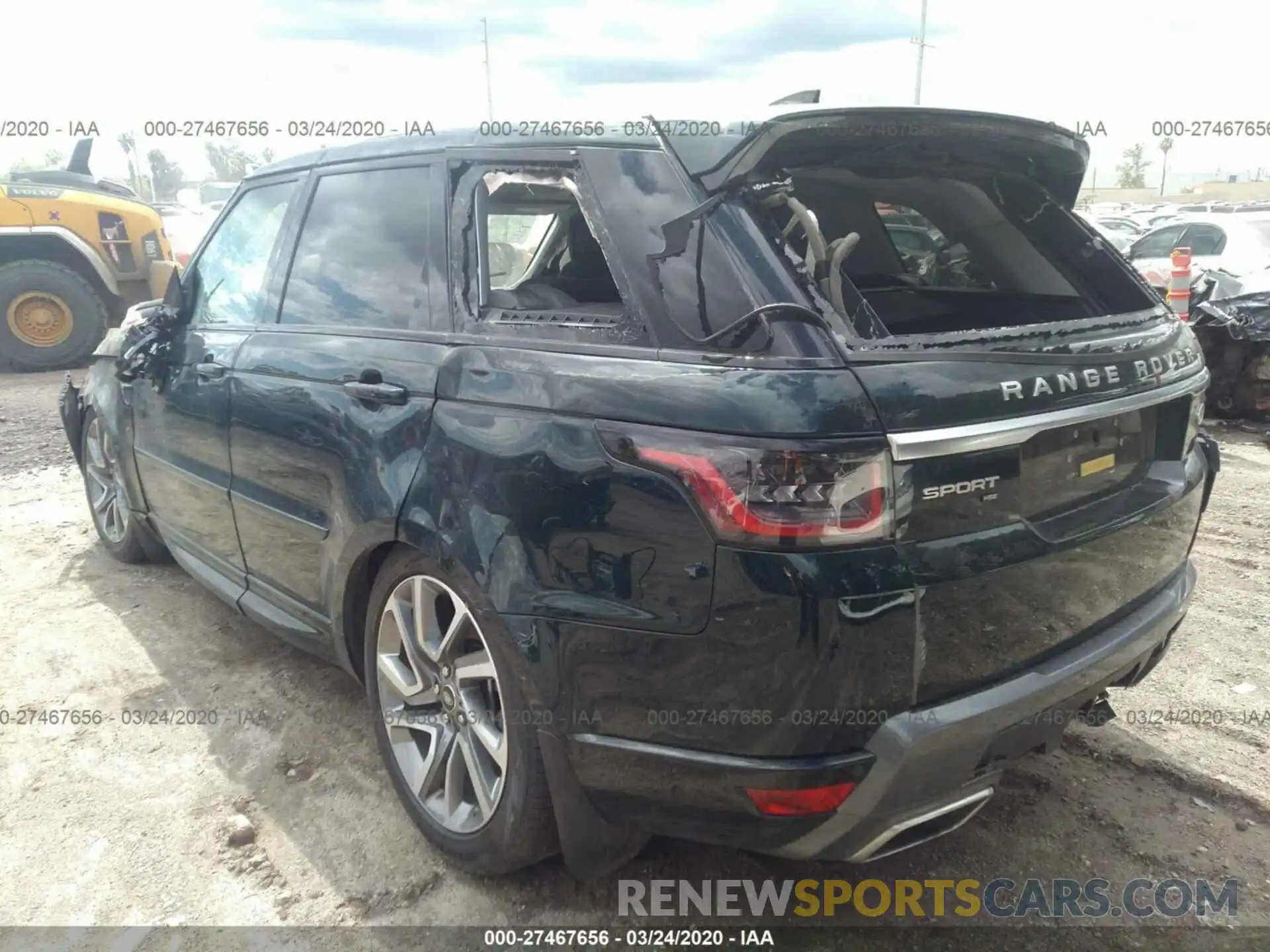 3 Photograph of a damaged car SALWR2SU9LA700487 LAND ROVER RANGE ROVER SPORT 2020