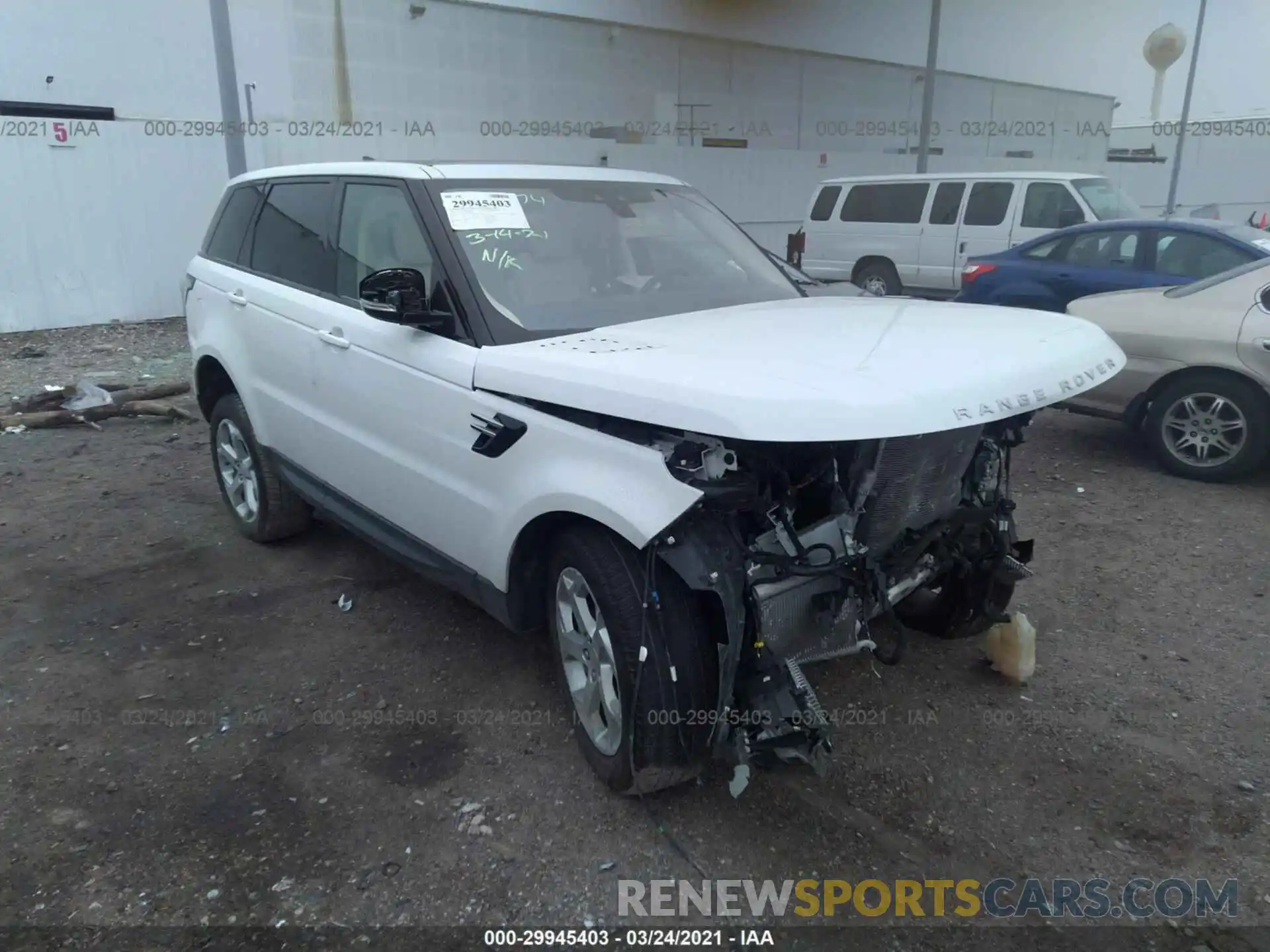 1 Photograph of a damaged car SALWR2SUXLA899422 LAND ROVER RANGE ROVER SPORT 2020