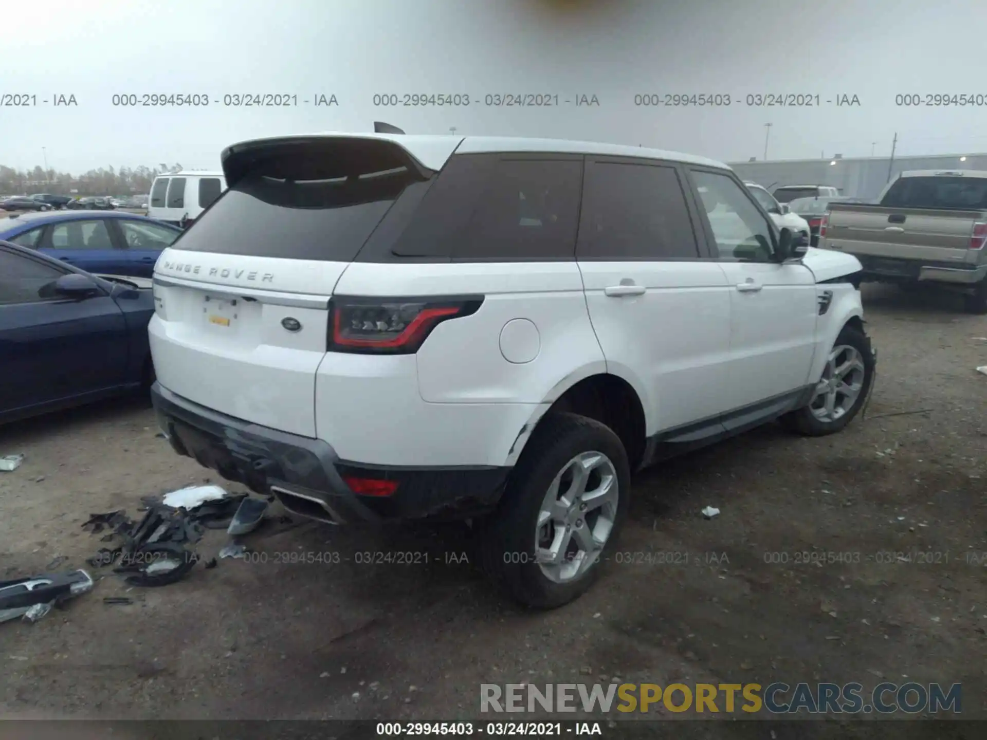 4 Photograph of a damaged car SALWR2SUXLA899422 LAND ROVER RANGE ROVER SPORT 2020