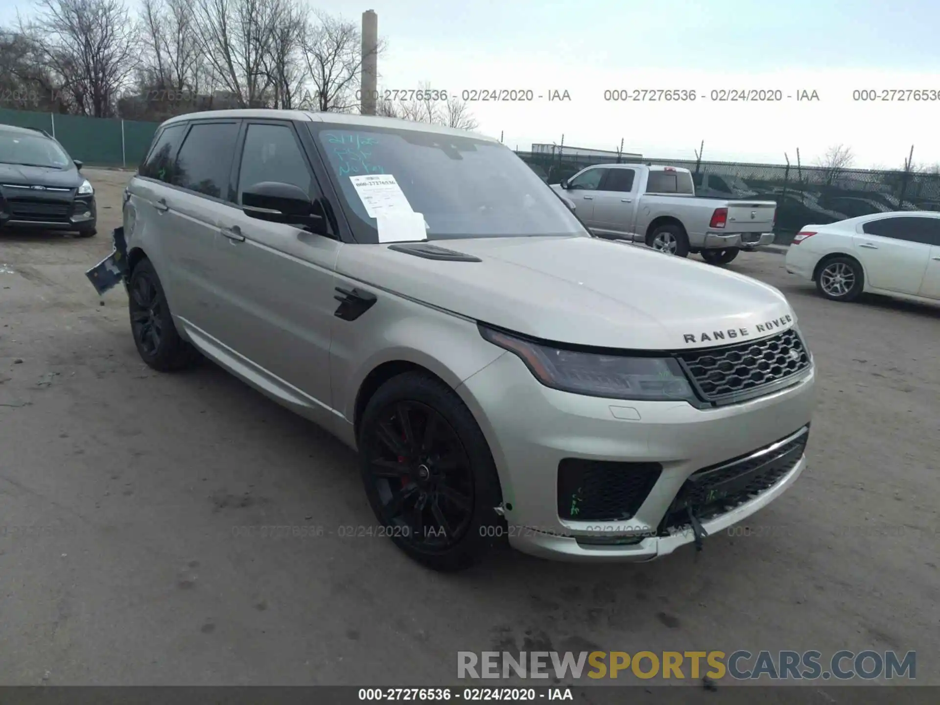 1 Фотография поврежденного автомобиля SALWS2RU0LA876645 LAND ROVER RANGE ROVER SPORT 2020