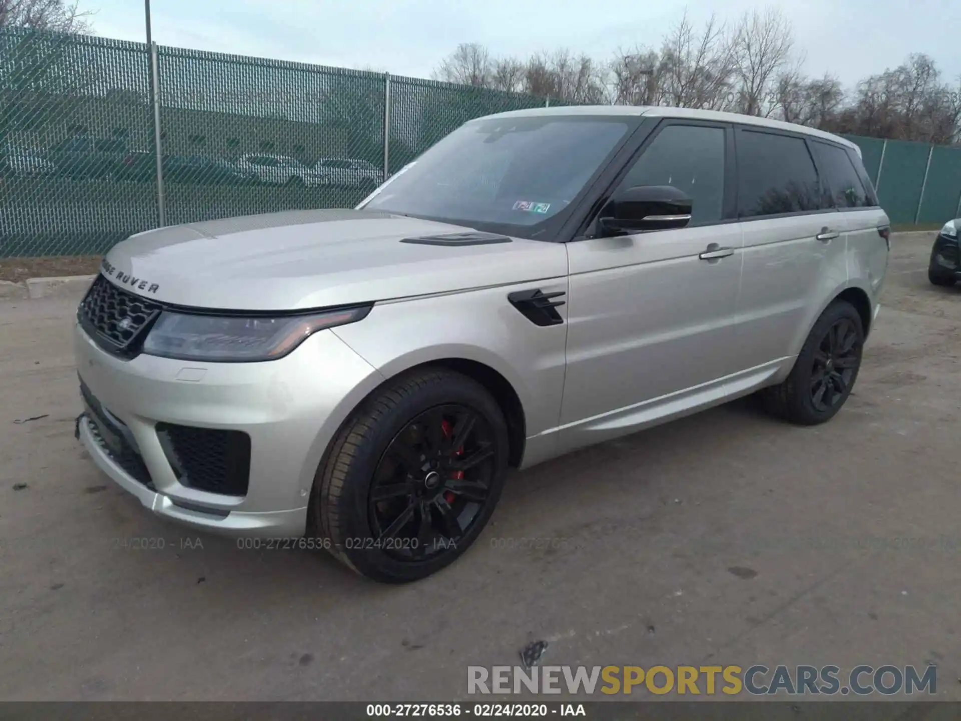 2 Фотография поврежденного автомобиля SALWS2RU0LA876645 LAND ROVER RANGE ROVER SPORT 2020