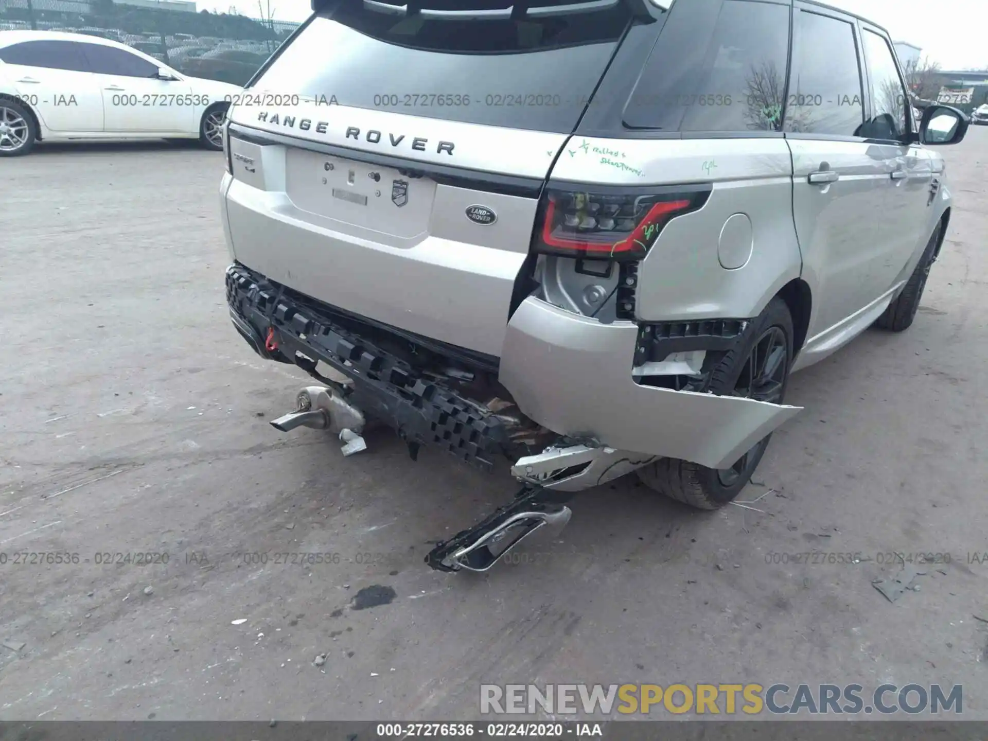 6 Фотография поврежденного автомобиля SALWS2RU0LA876645 LAND ROVER RANGE ROVER SPORT 2020