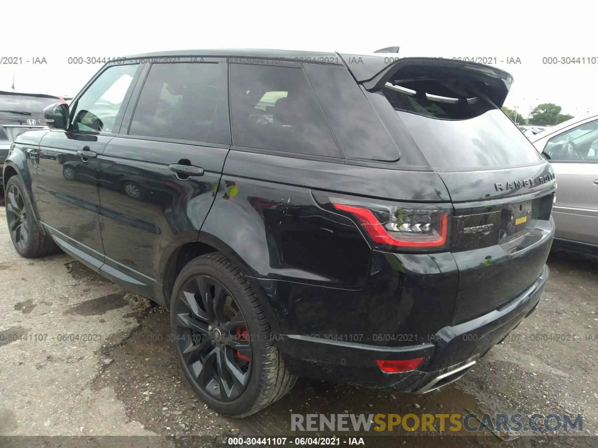 3 Фотография поврежденного автомобиля SALWS2RU2LA706657 LAND ROVER RANGE ROVER SPORT 2020