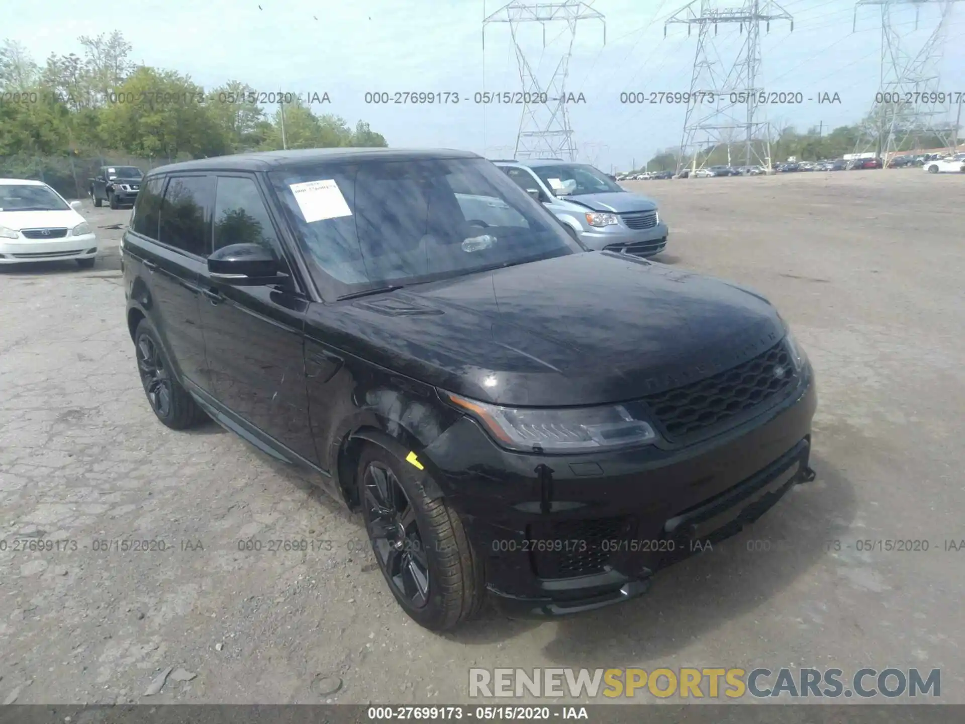 1 Фотография поврежденного автомобиля SALWS2RU2LA723779 LAND ROVER RANGE ROVER SPORT 2020