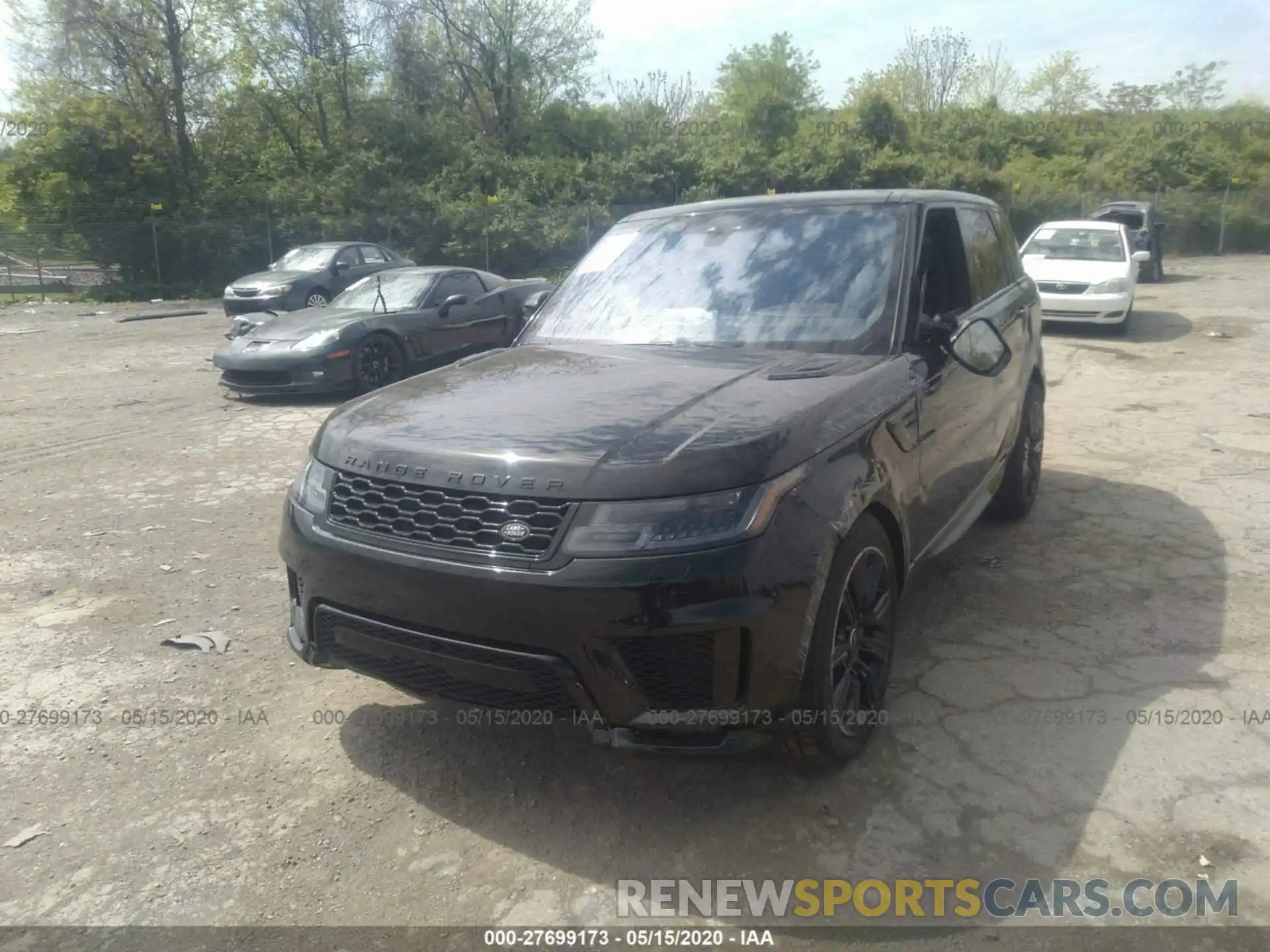 2 Фотография поврежденного автомобиля SALWS2RU2LA723779 LAND ROVER RANGE ROVER SPORT 2020