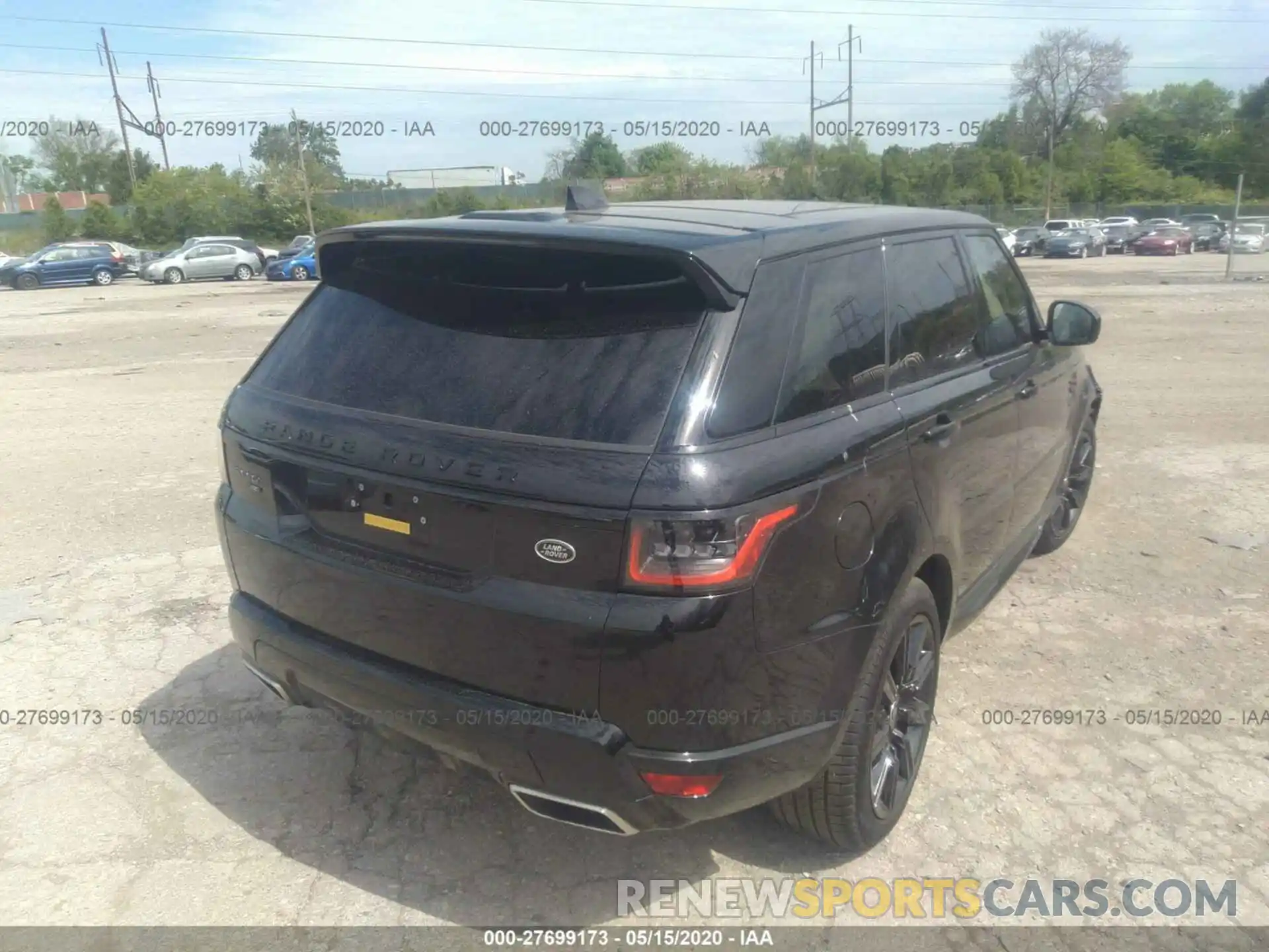 4 Фотография поврежденного автомобиля SALWS2RU2LA723779 LAND ROVER RANGE ROVER SPORT 2020