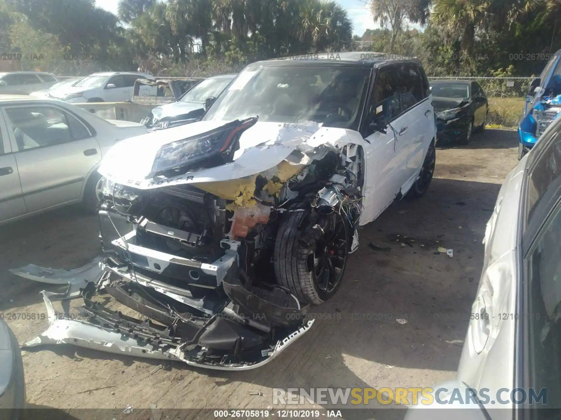 2 Photograph of a damaged car SALWS2RU2LA883743 LAND ROVER RANGE ROVER SPORT 2020