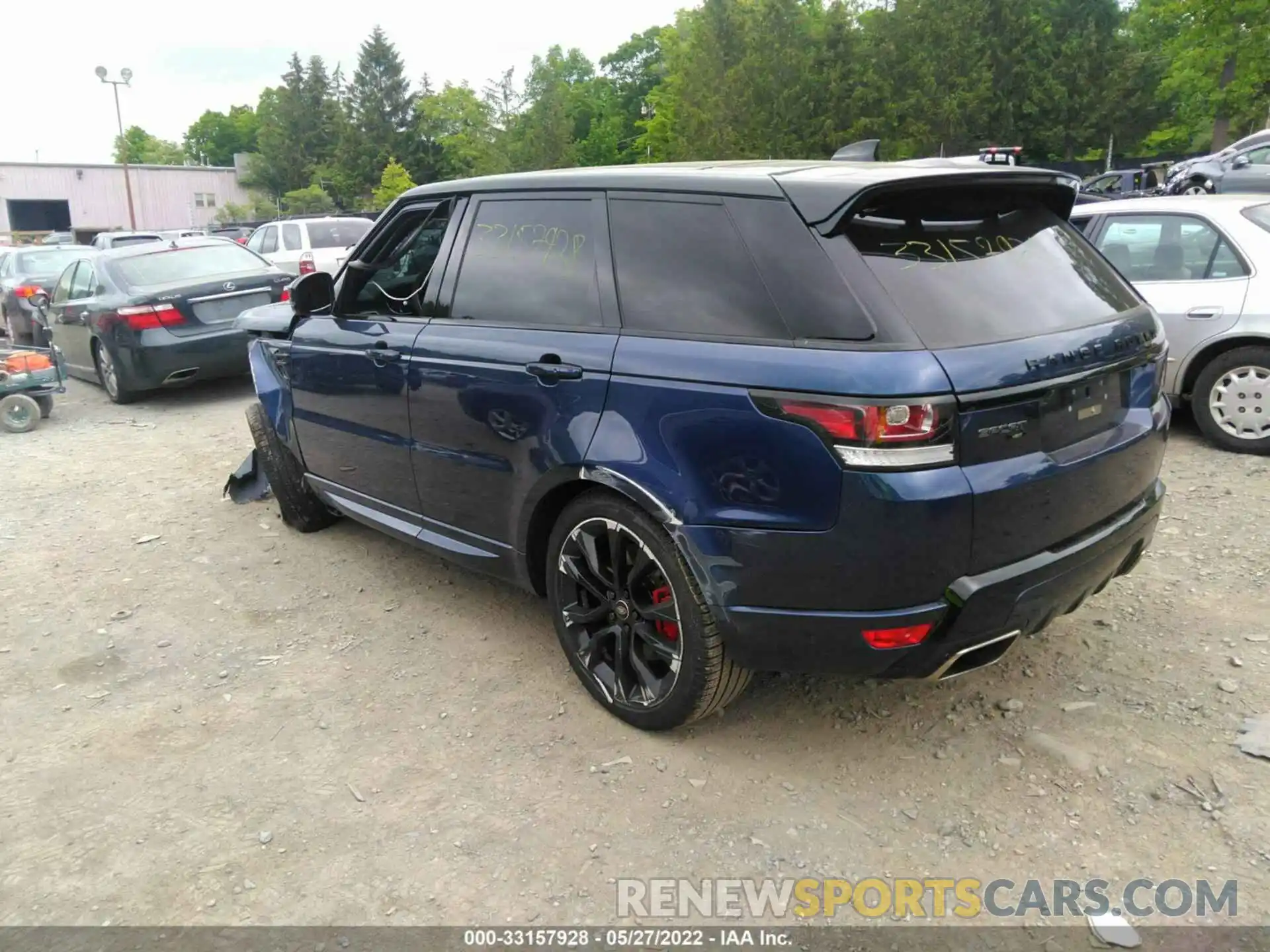 3 Фотография поврежденного автомобиля SALWS2RU3LA700947 LAND ROVER RANGE ROVER SPORT 2020