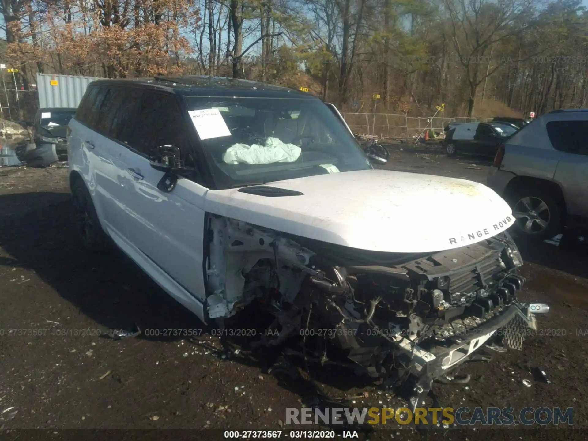 1 Photograph of a damaged car SALWS2RU4LA891939 LAND ROVER RANGE ROVER SPORT 2020