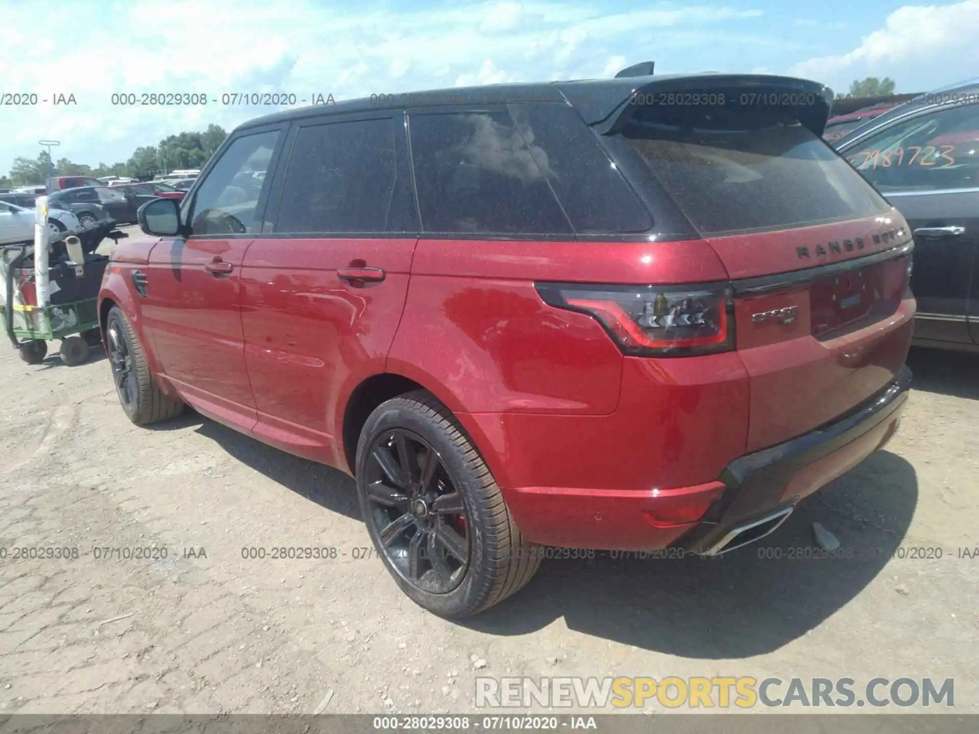 3 Photograph of a damaged car SALWS2RU6LA712252 LAND ROVER RANGE ROVER SPORT 2020