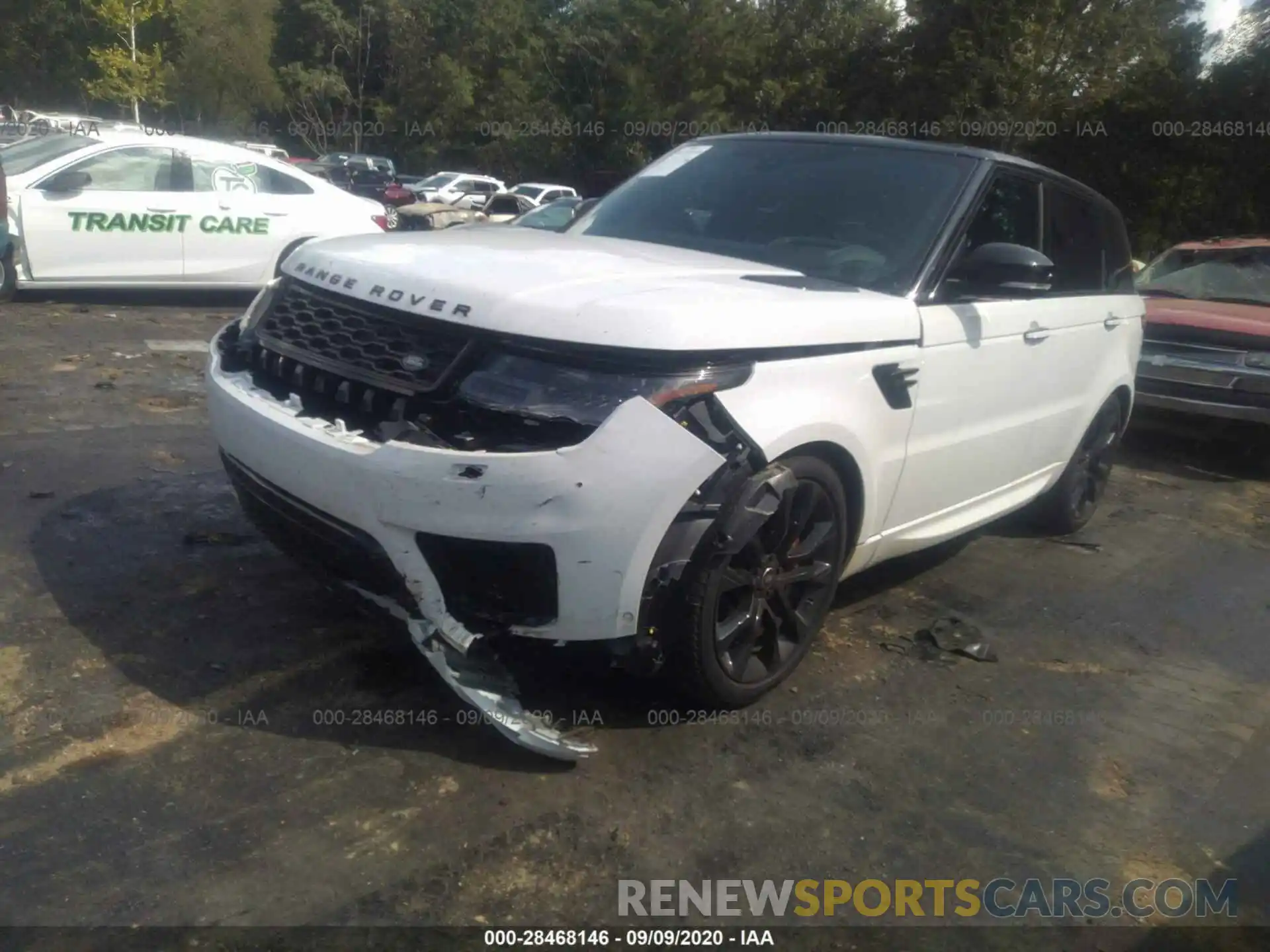 2 Photograph of a damaged car SALWS2RU6LA713840 LAND ROVER RANGE ROVER SPORT 2020