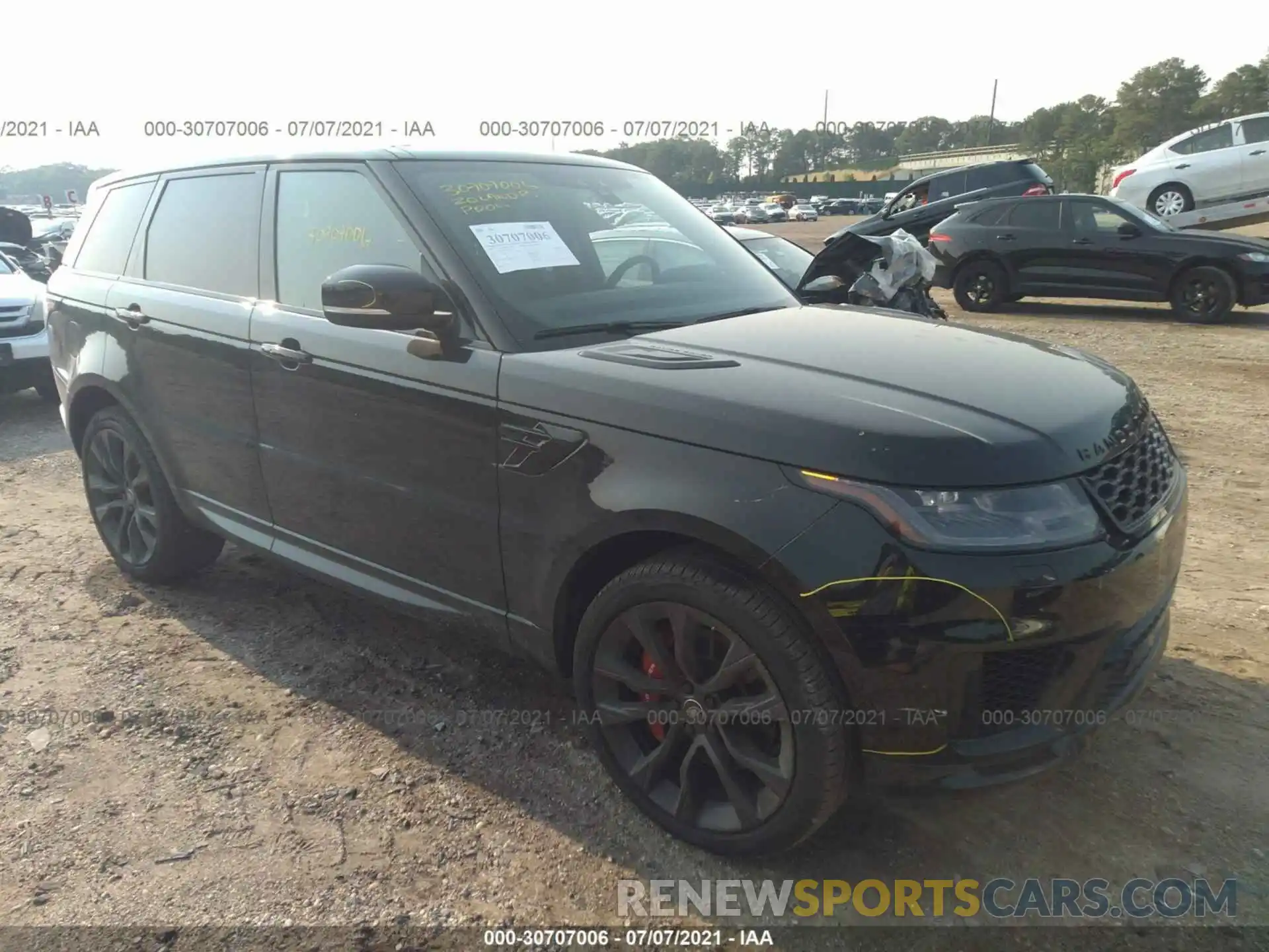 1 Photograph of a damaged car SALWS2RU6LA731402 LAND ROVER RANGE ROVER SPORT 2020