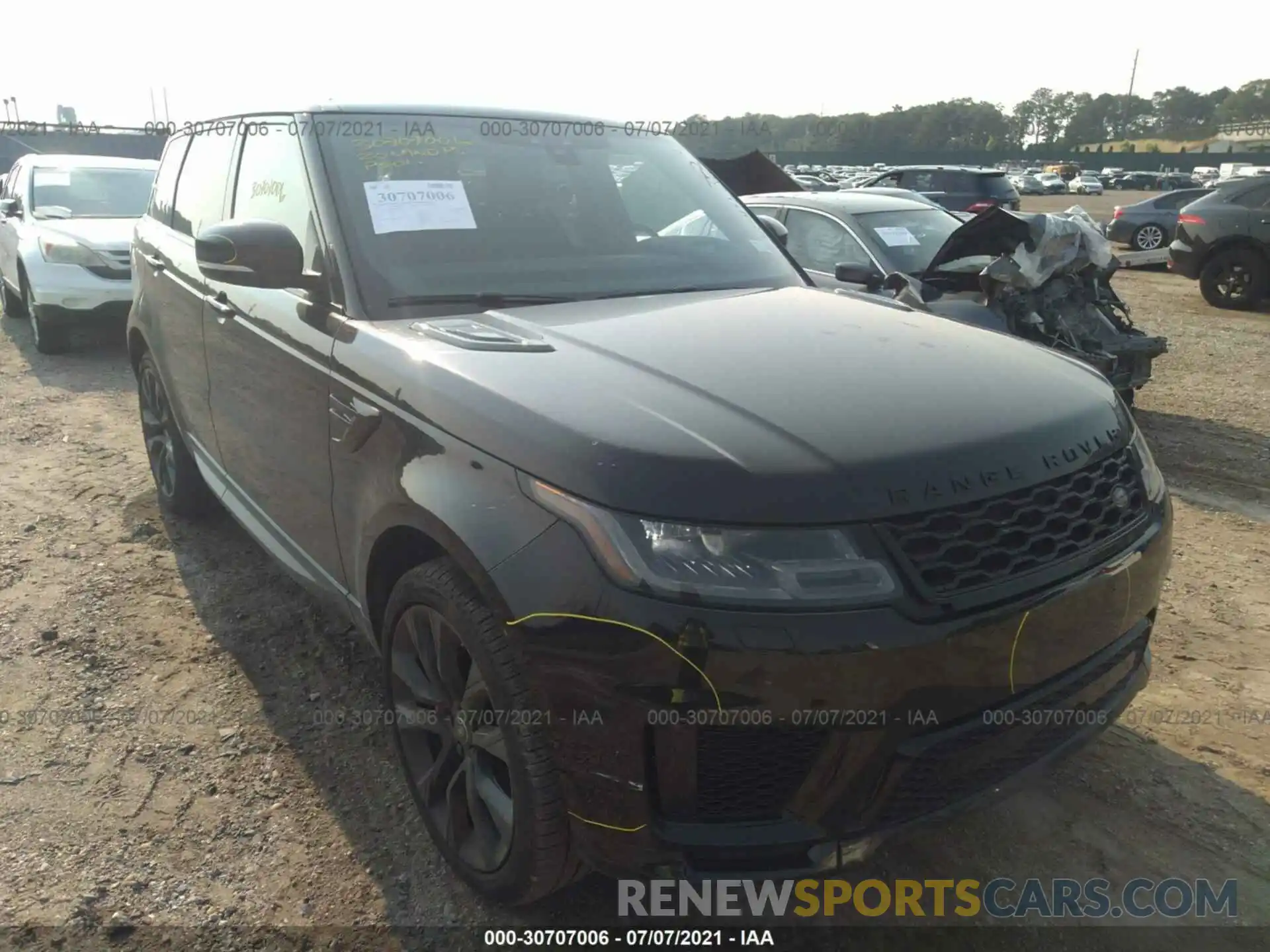 6 Фотография поврежденного автомобиля SALWS2RU6LA731402 LAND ROVER RANGE ROVER SPORT 2020