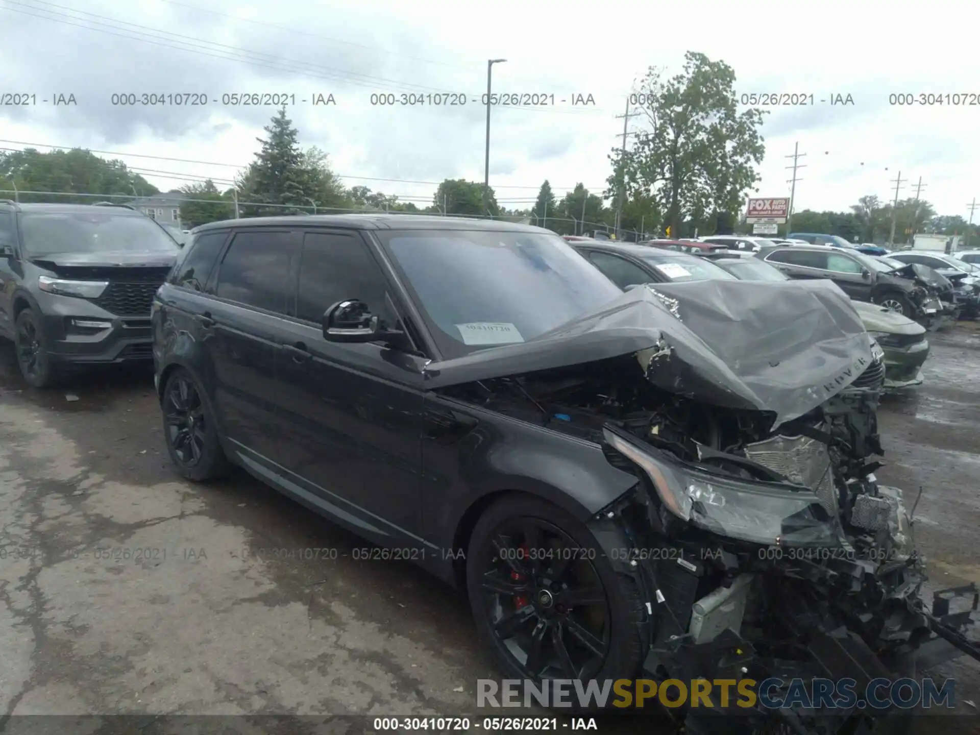 1 Photograph of a damaged car SALWS2RU7LA888176 LAND ROVER RANGE ROVER SPORT 2020