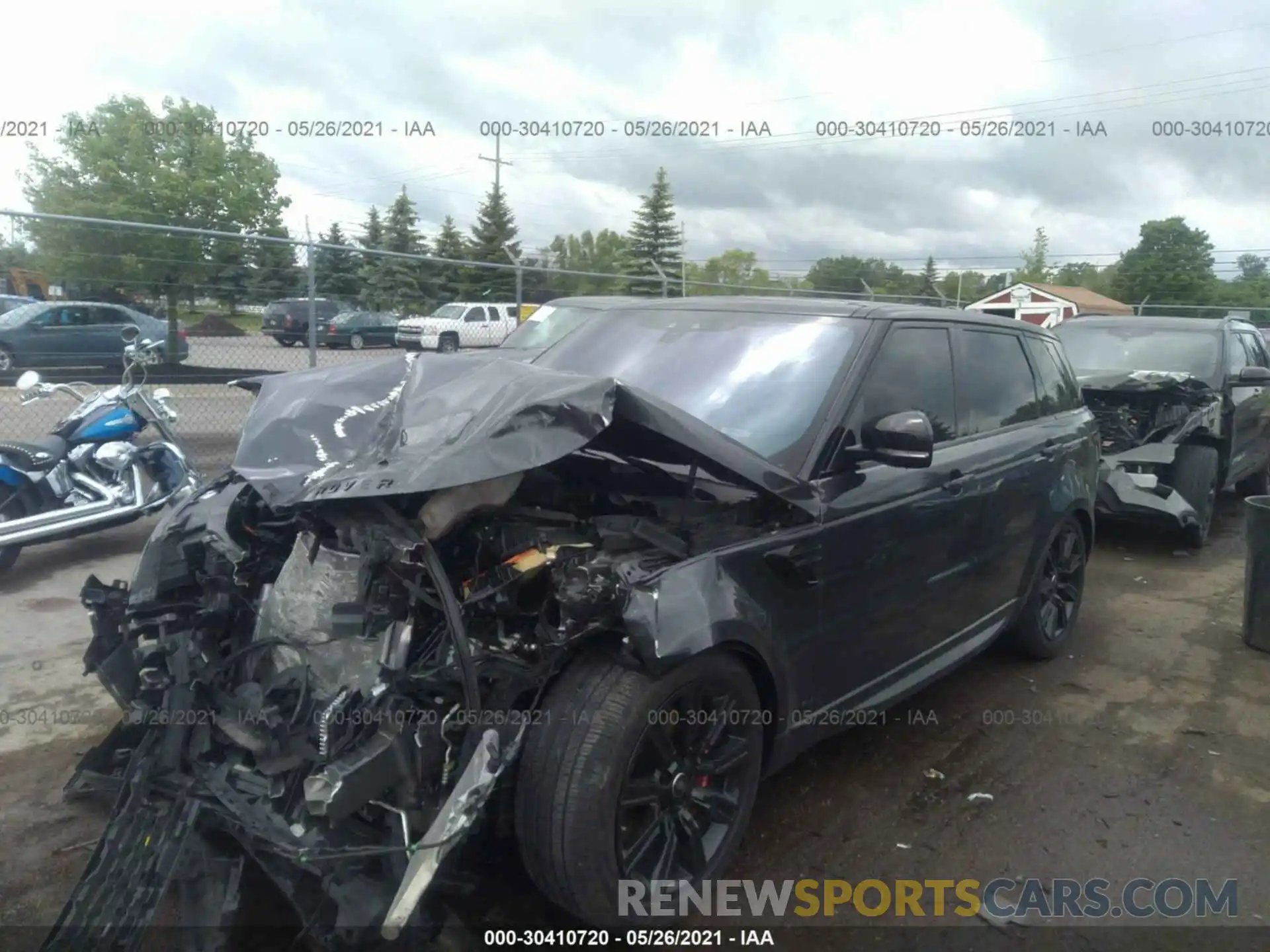 2 Photograph of a damaged car SALWS2RU7LA888176 LAND ROVER RANGE ROVER SPORT 2020