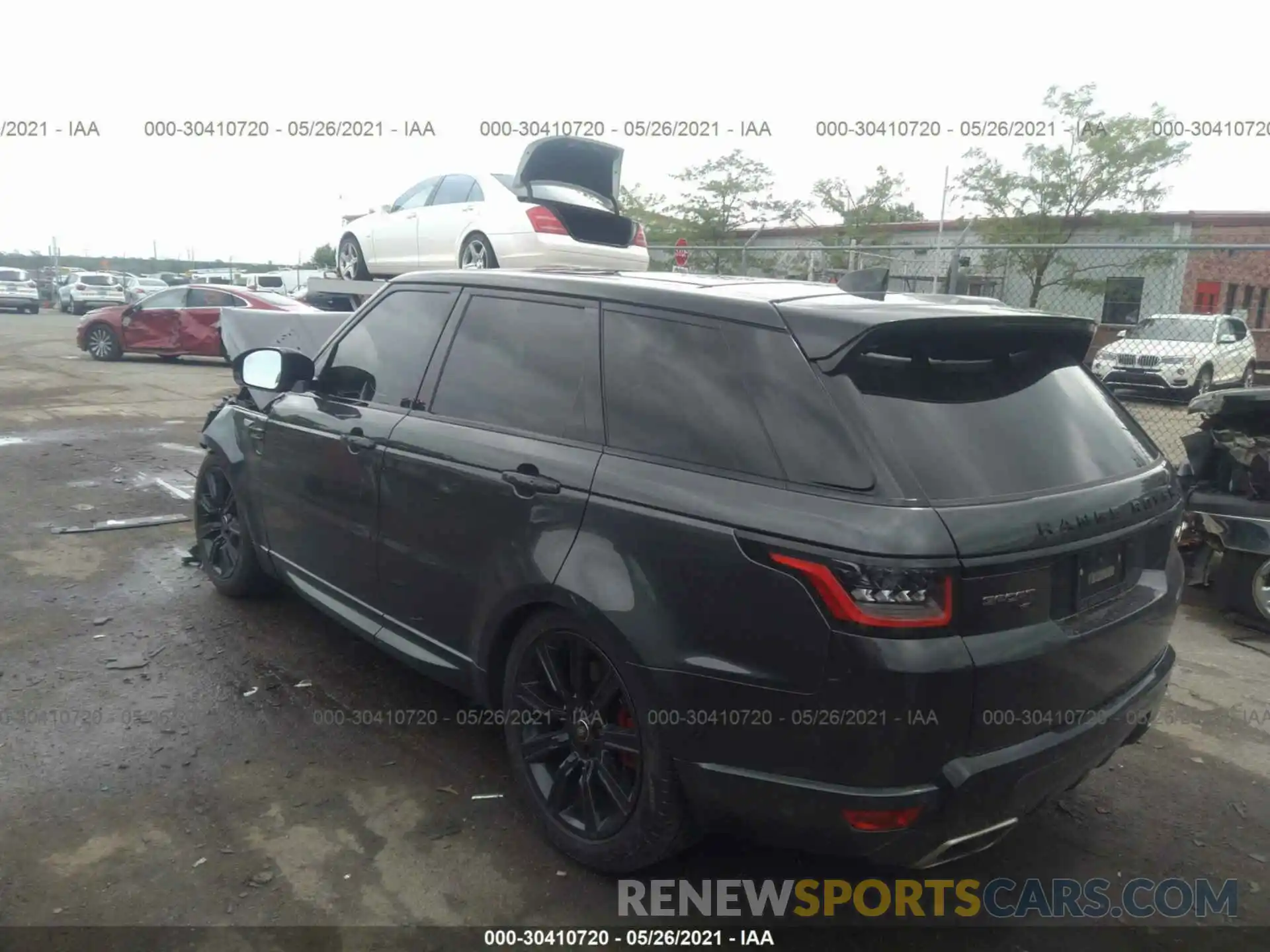 3 Фотография поврежденного автомобиля SALWS2RU7LA888176 LAND ROVER RANGE ROVER SPORT 2020