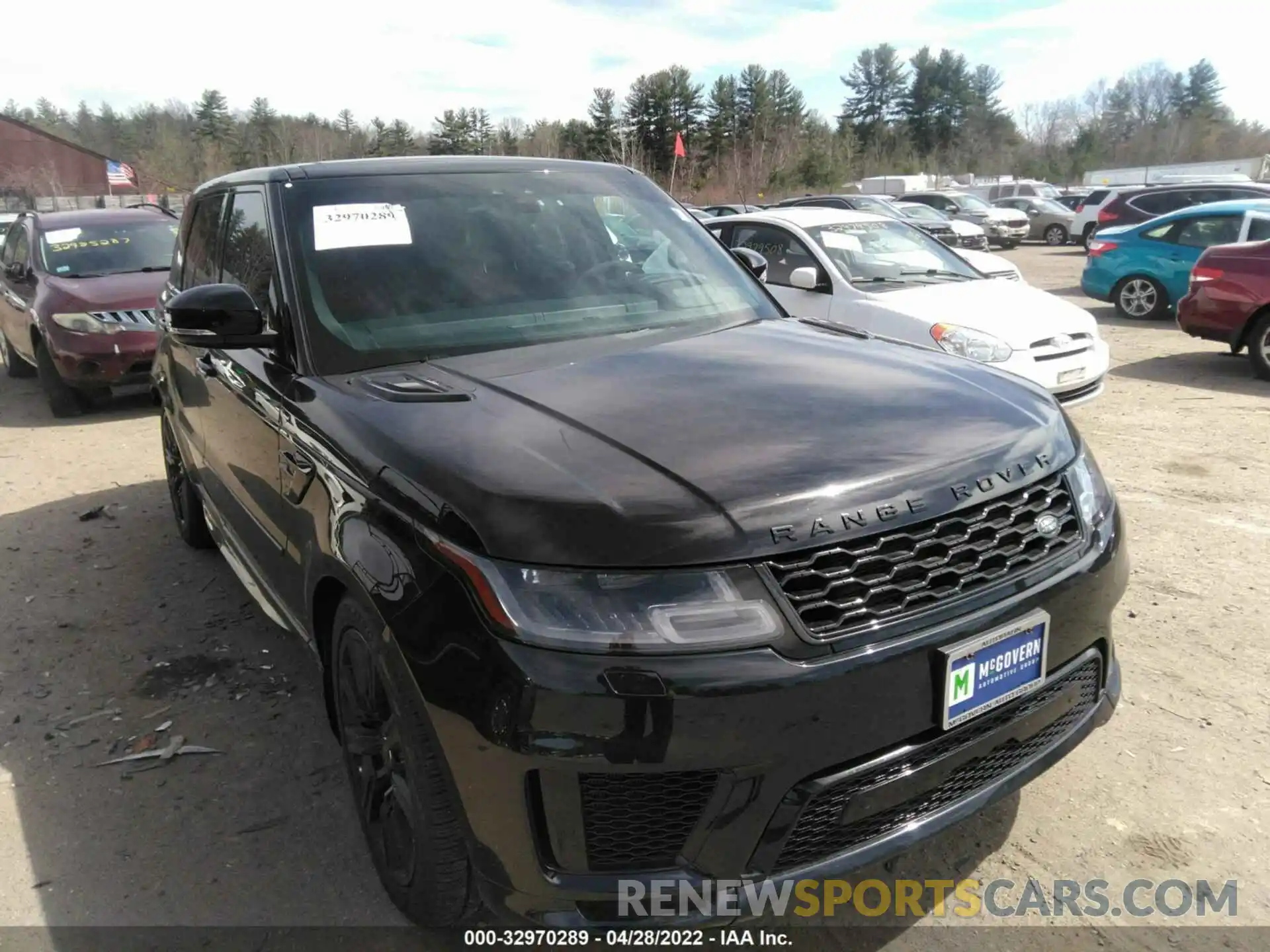 1 Photograph of a damaged car SALWS2RU7LA893216 LAND ROVER RANGE ROVER SPORT 2020