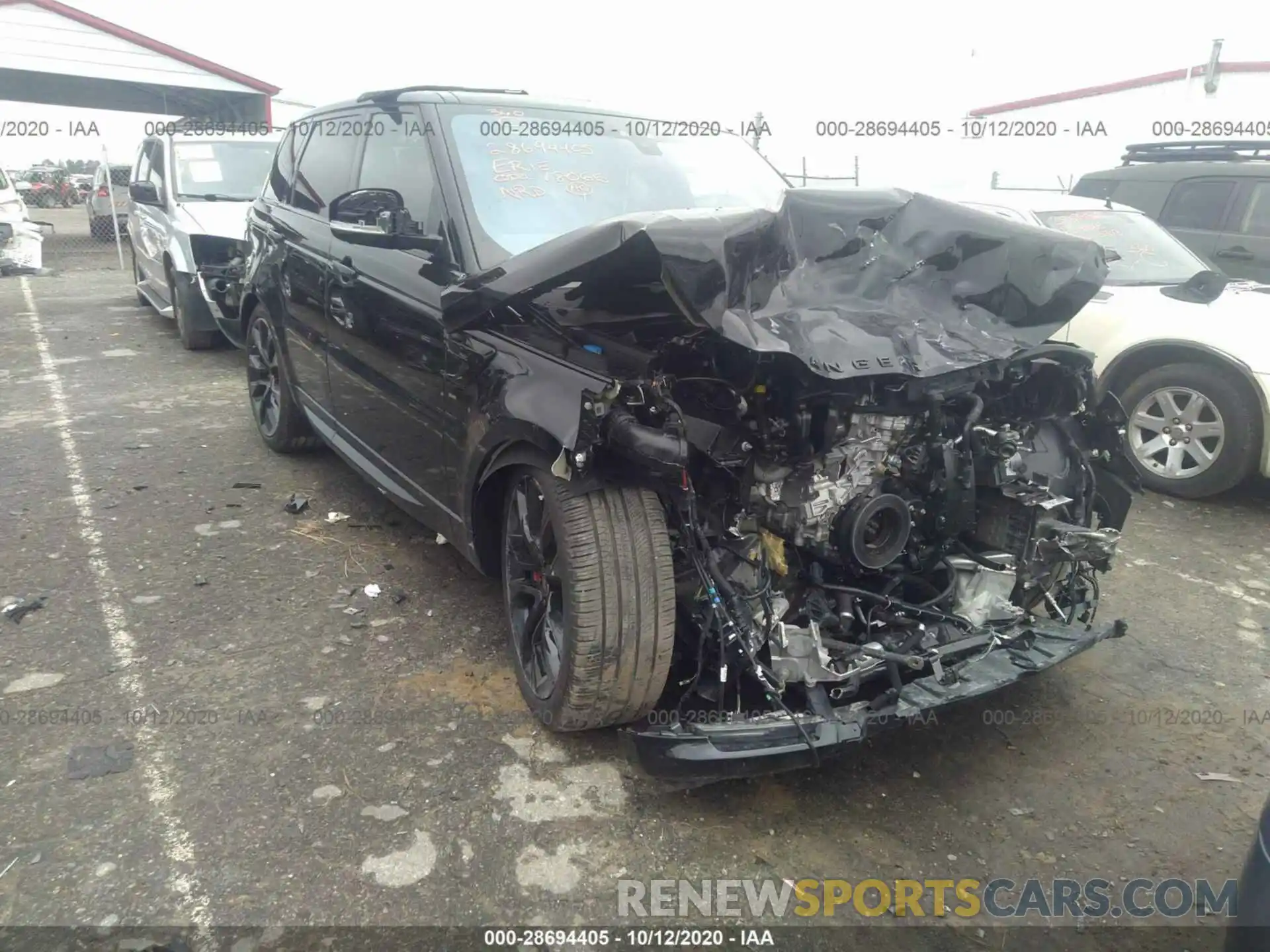 1 Photograph of a damaged car SALWS2RU8LA880197 LAND ROVER RANGE ROVER SPORT 2020