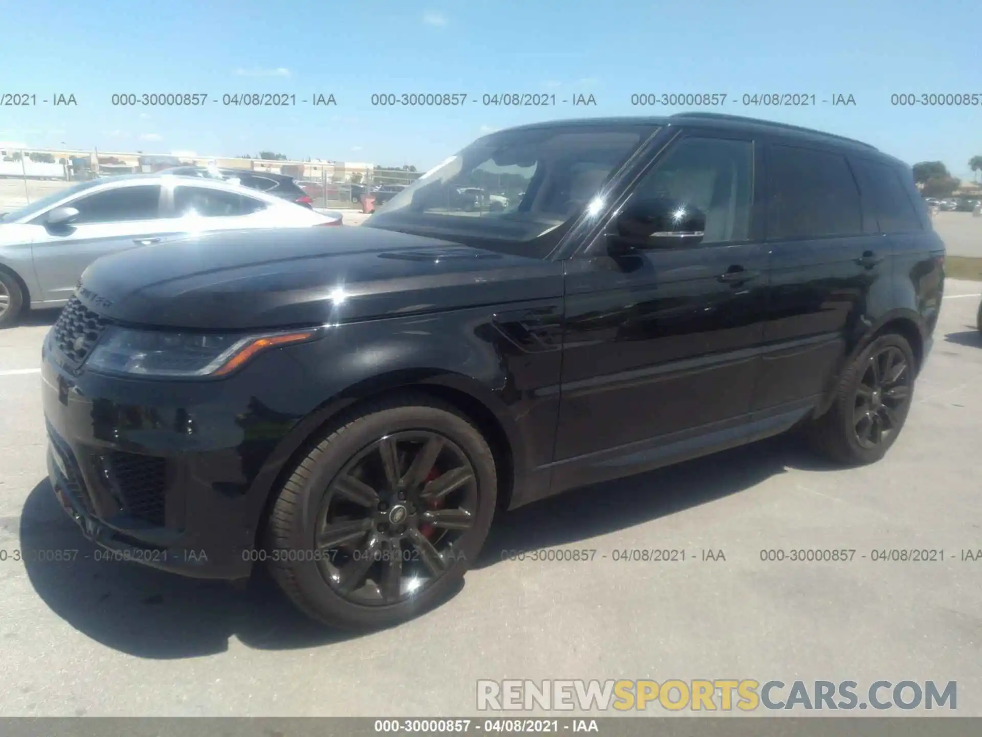 2 Фотография поврежденного автомобиля SALWS2RUXLA898524 LAND ROVER RANGE ROVER SPORT 2020