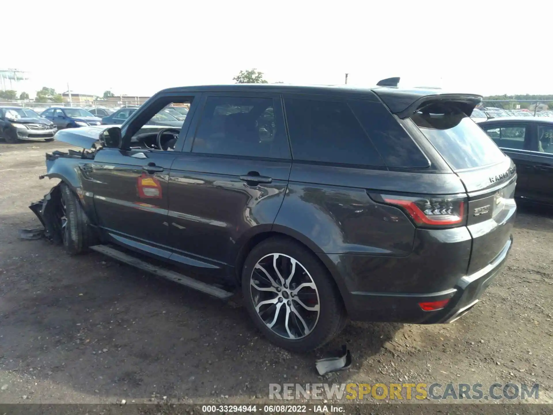 3 Фотография поврежденного автомобиля SALWV2SE2LA730273 LAND ROVER RANGE ROVER SPORT 2020