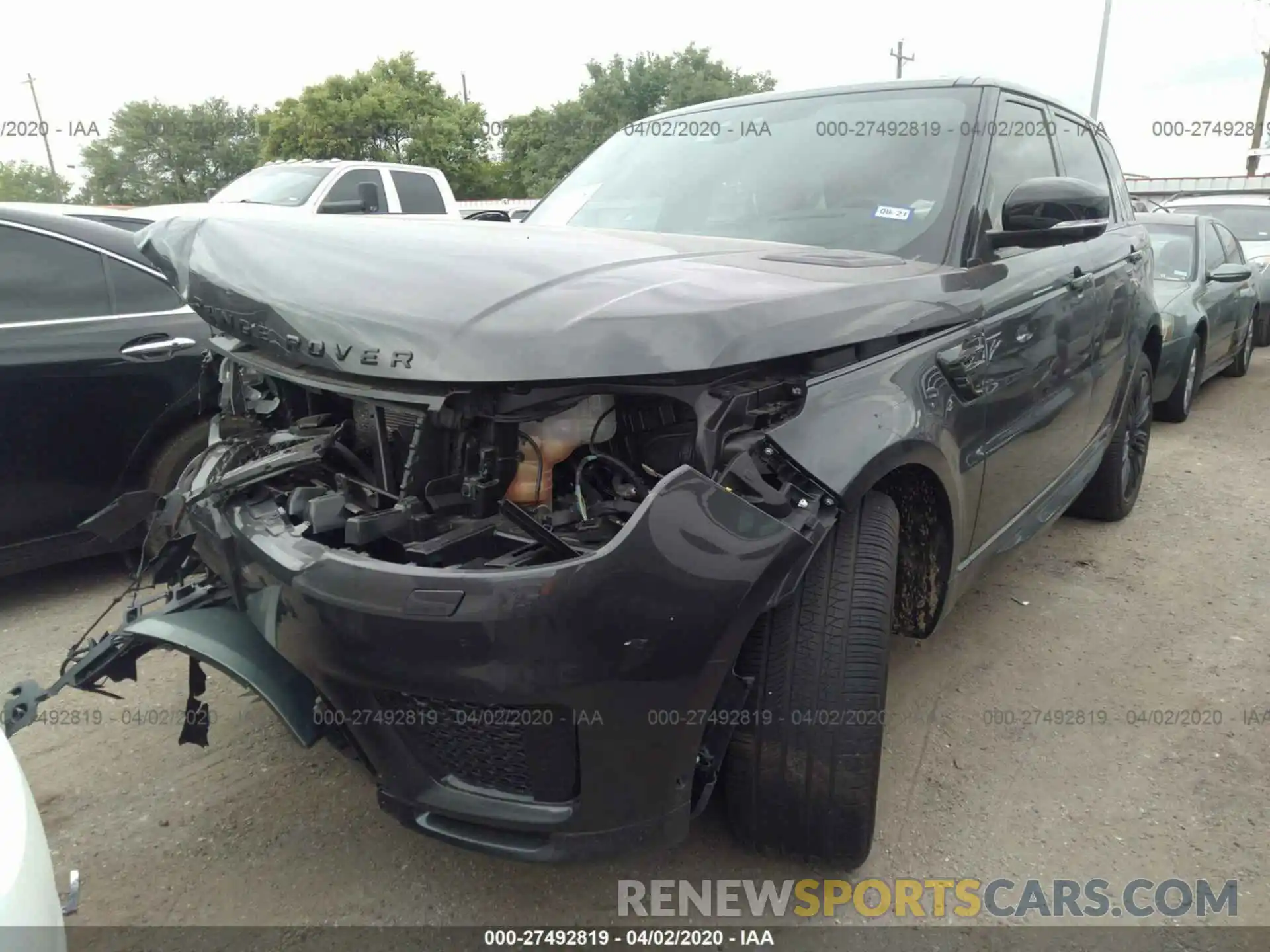 2 Photograph of a damaged car SALWV2SE7LA878709 LAND ROVER RANGE ROVER SPORT 2020