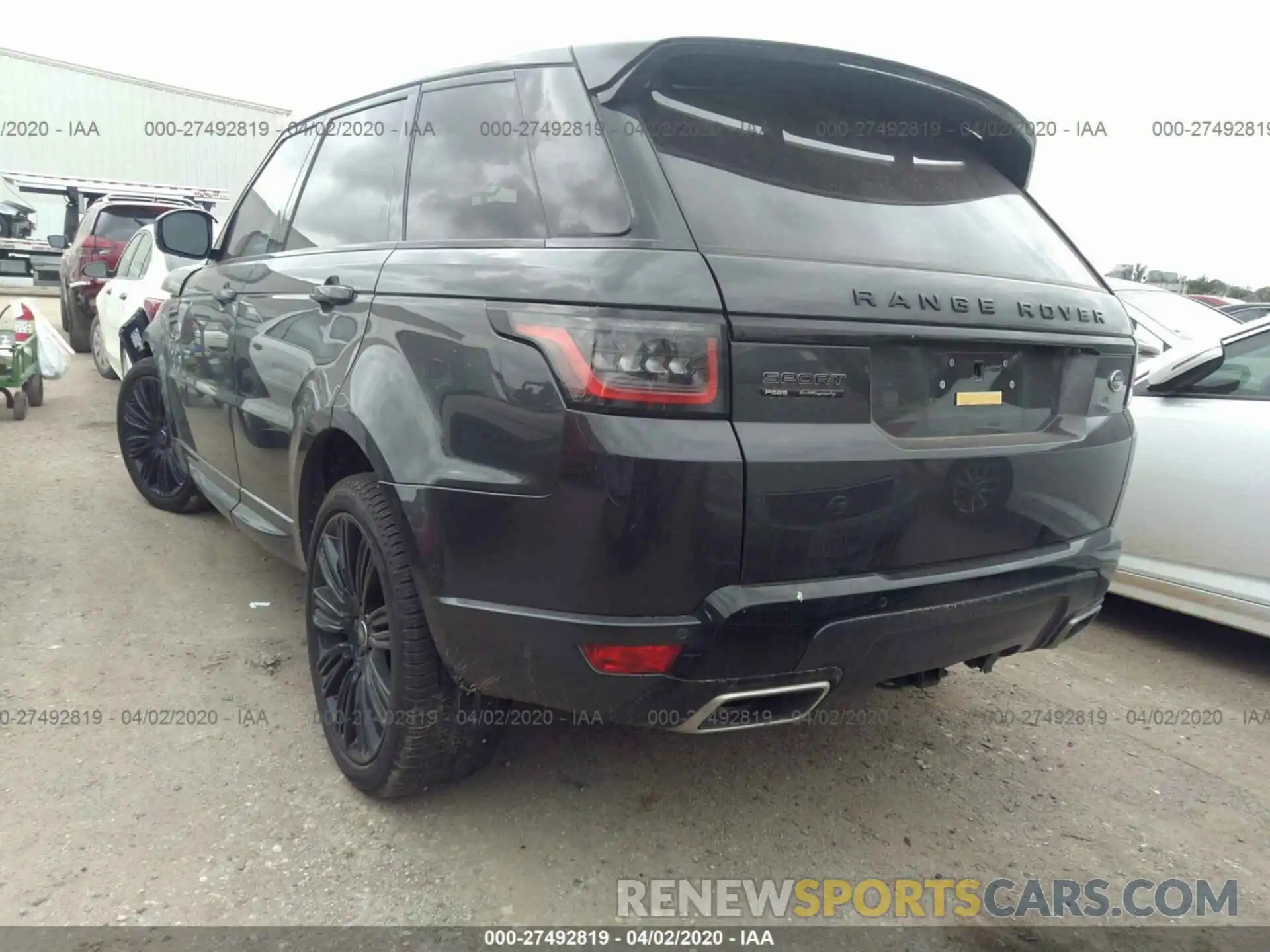 3 Photograph of a damaged car SALWV2SE7LA878709 LAND ROVER RANGE ROVER SPORT 2020