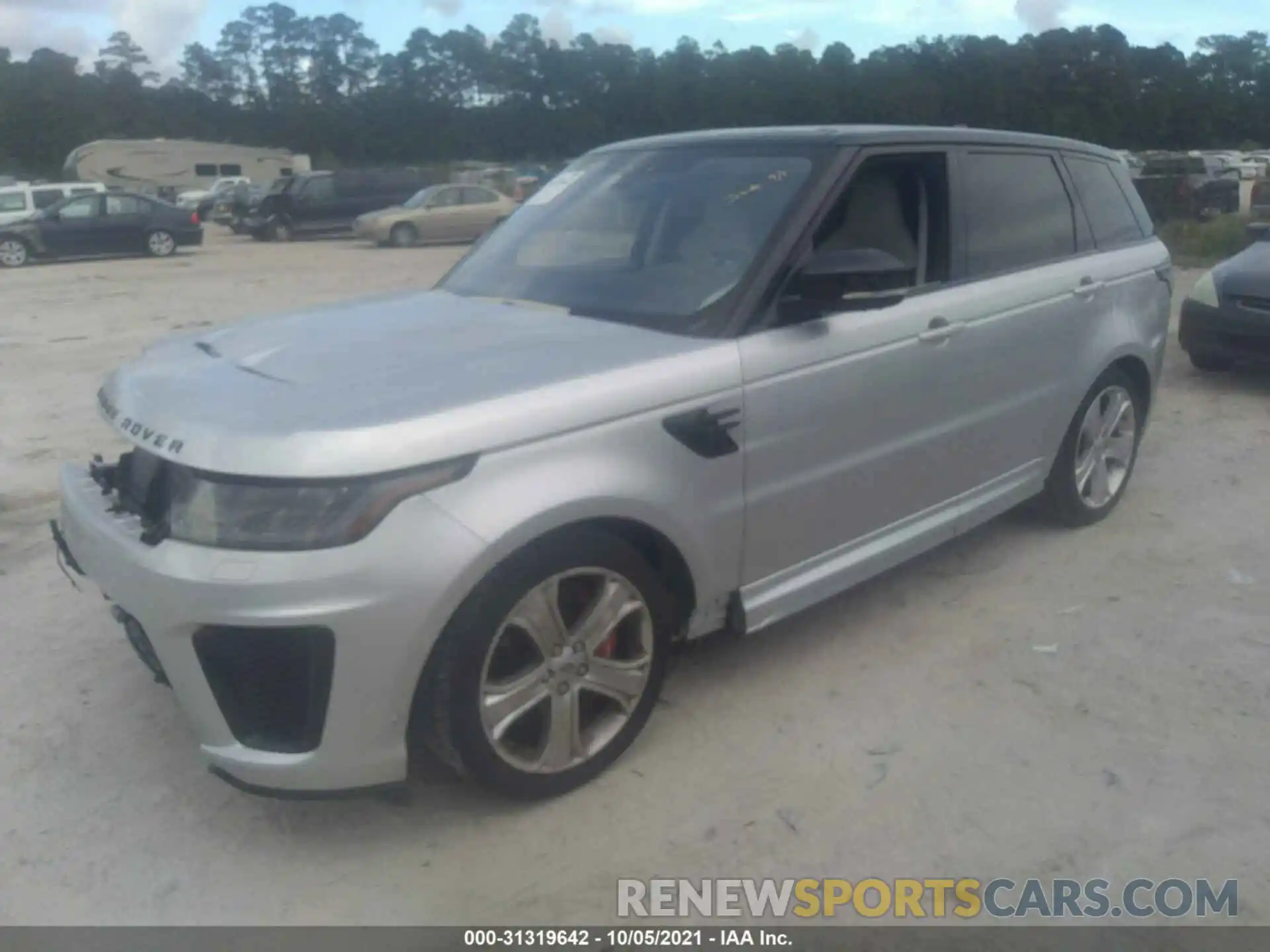 2 Фотография поврежденного автомобиля SALWZ2RE5LA716460 LAND ROVER RANGE ROVER SPORT 2020