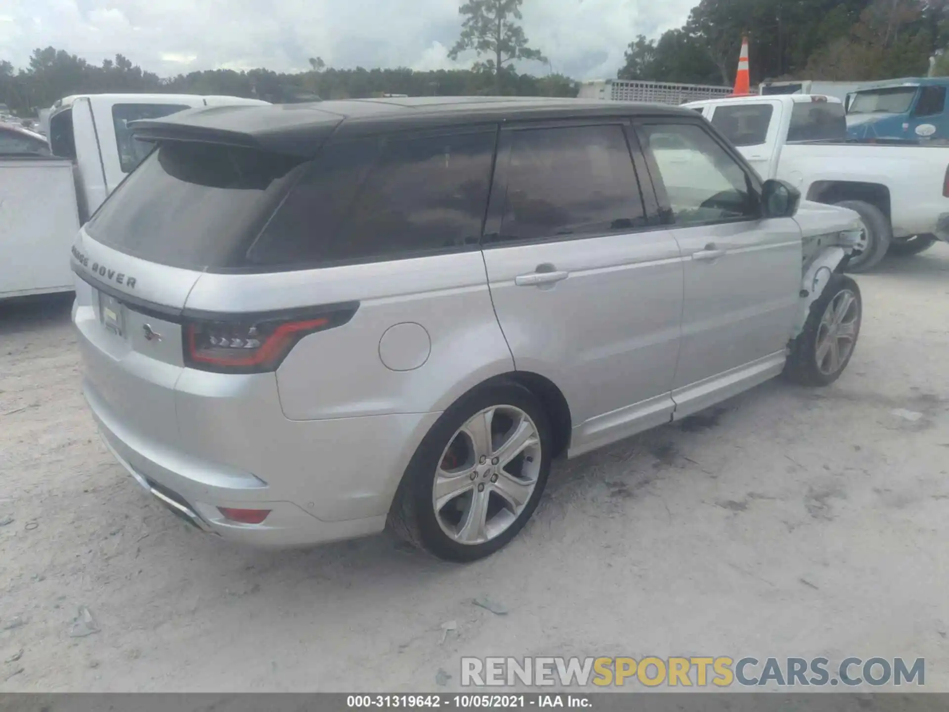 4 Фотография поврежденного автомобиля SALWZ2RE5LA716460 LAND ROVER RANGE ROVER SPORT 2020