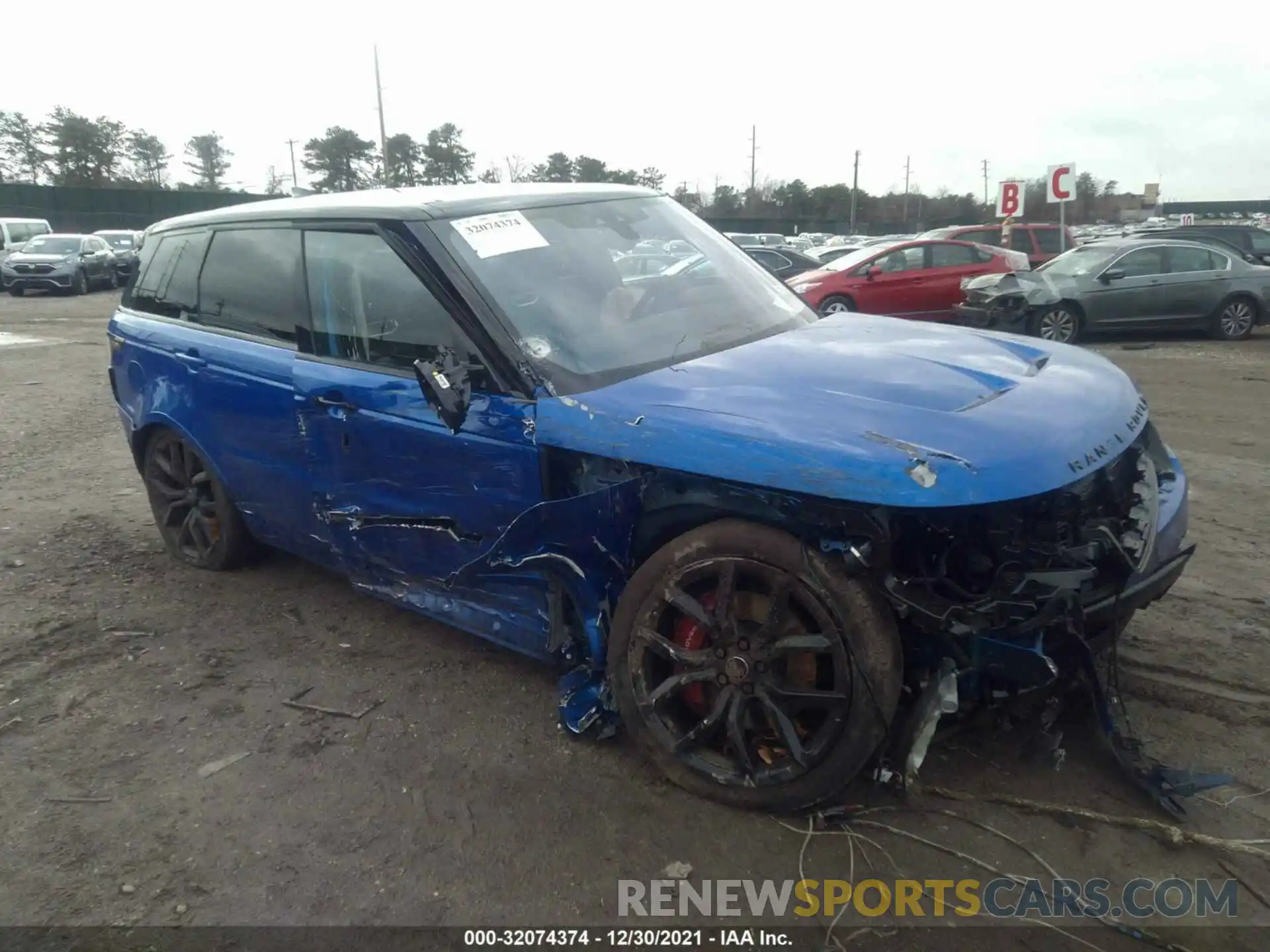 1 Photograph of a damaged car SALWZ2RE6LA701997 LAND ROVER RANGE ROVER SPORT 2020